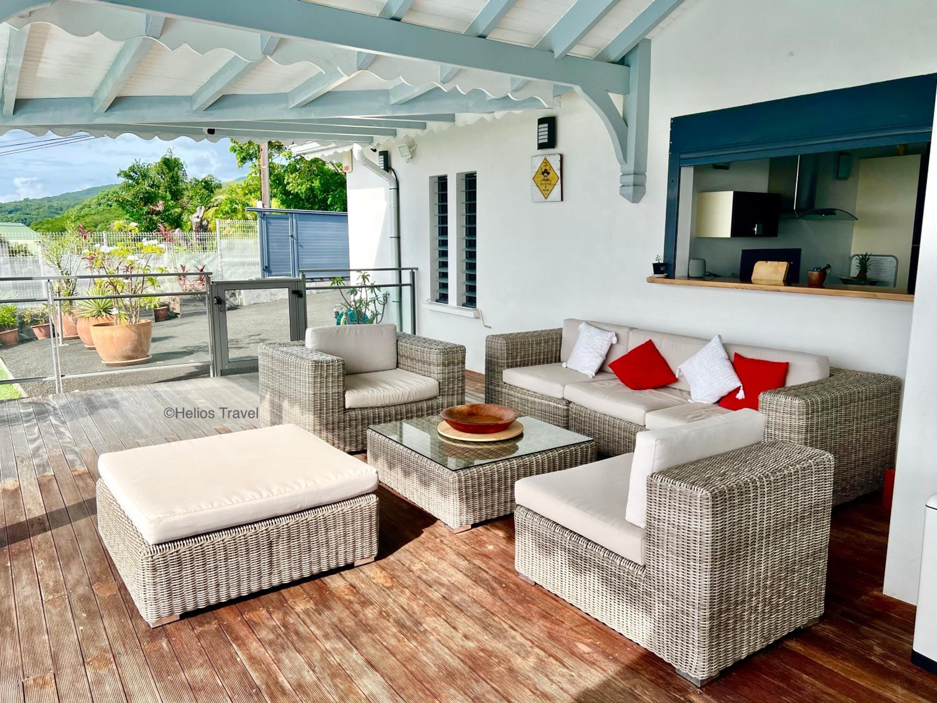 Villa Vaïtea, piscine, vue mer, 3 chambres, secteur Ferry