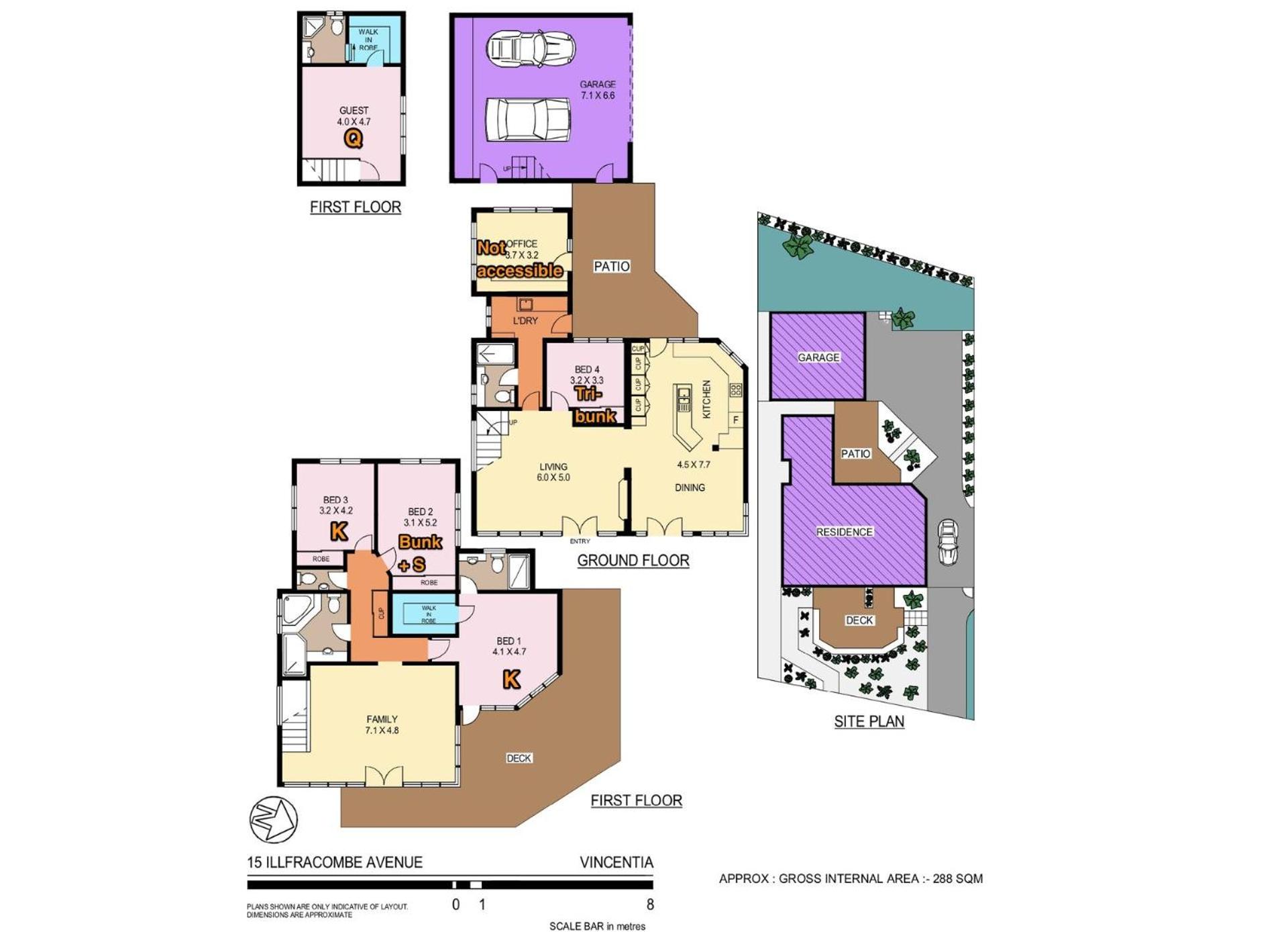 Arcadia - large 4BR beach home & optional studio