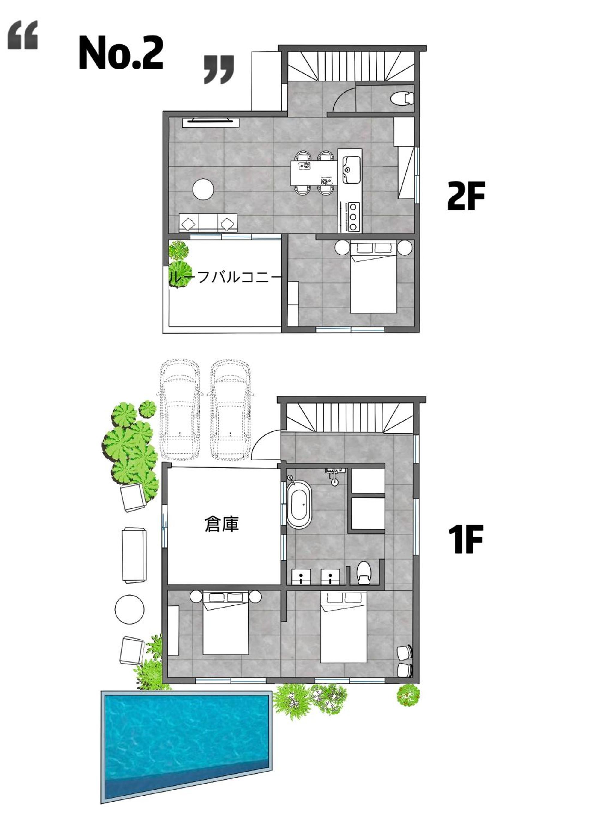 RYUKYU BREEZE 1棟貸し 天然ビーチまで徒歩30秒 プライベートプール付きVilla 北部