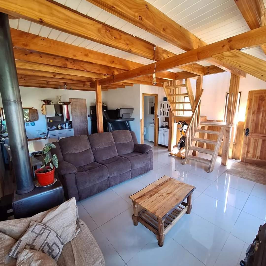Cabaña con vista al volcán Villarrica