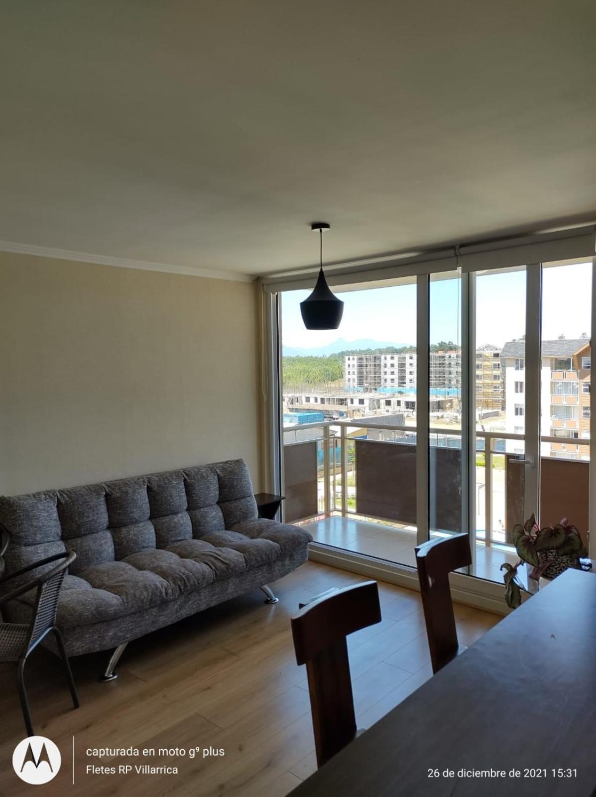 Departamento en villarrica con linda vista al volcán
