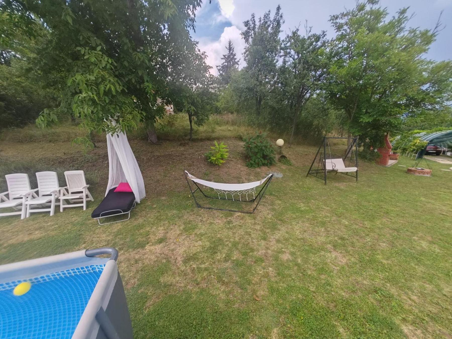 Dušanovac Panorama House - veliko dvoriste, 2 rostilja, pogled na Rasku
