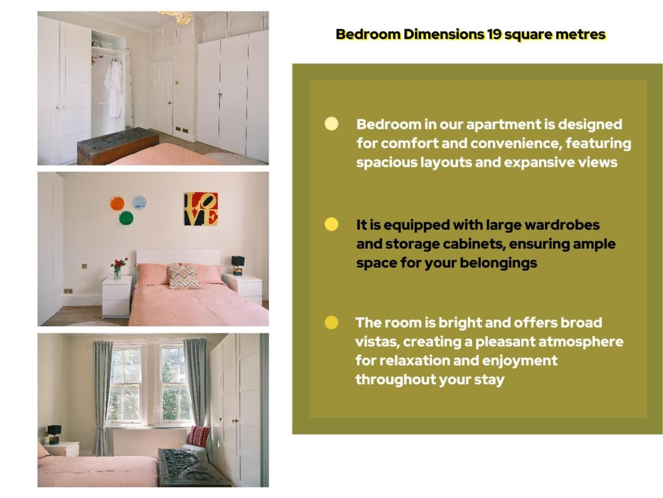 Kensington 1B1B with Sofa Double Bed Max 4 Guests