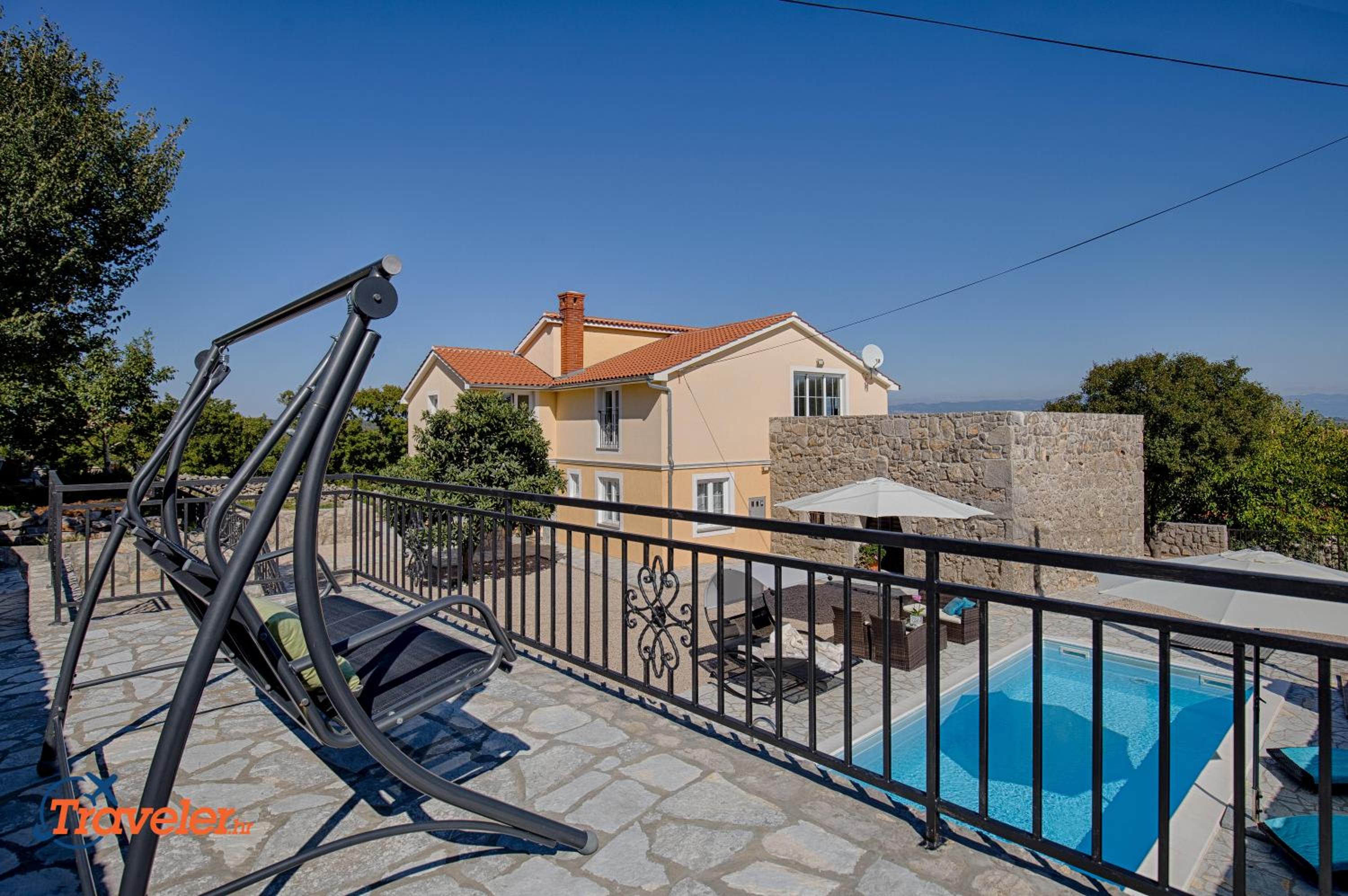 Luxury and modern villa with pool near beach by Traveler tourist agency Krk - ID 2138 view 2