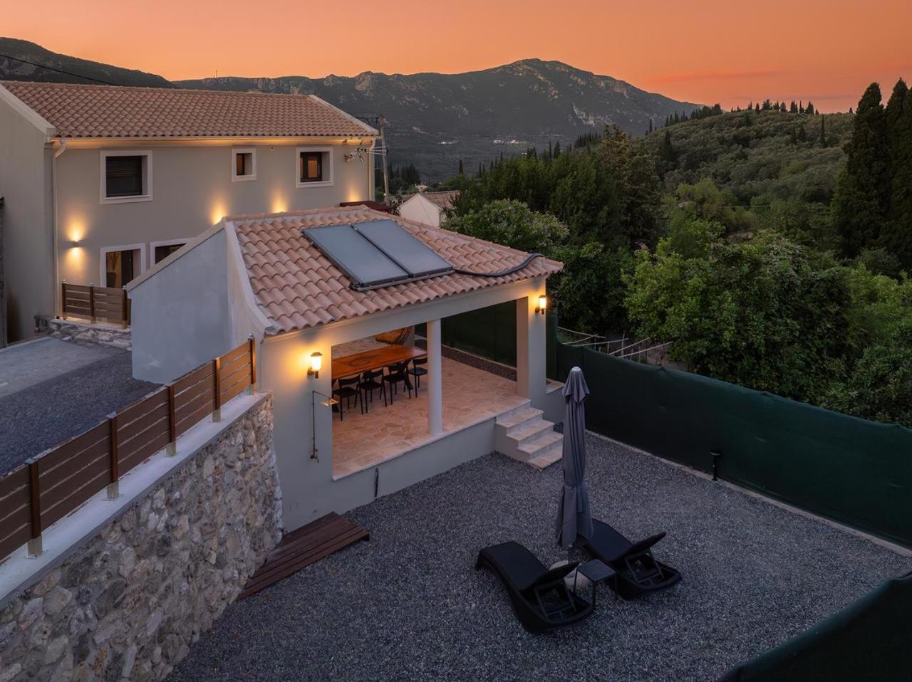 Villa Elena Corfu in Doukades view 2