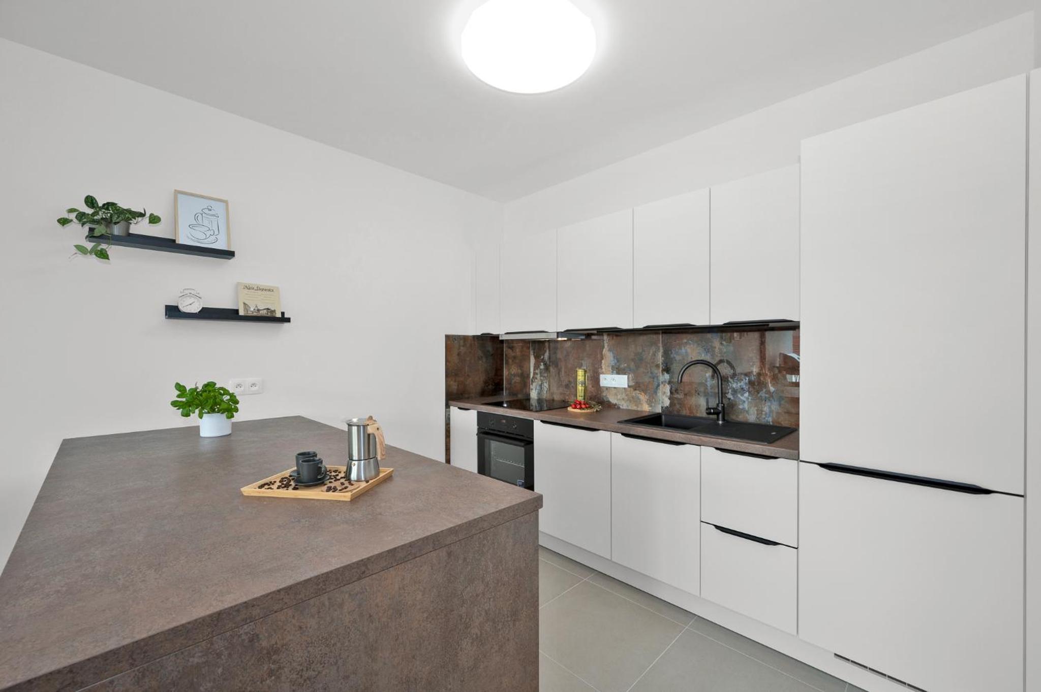 Fully equipped Apartments with Terraces, Free garage parking, Netflix & AC - by Apartmány Šlapanice cz