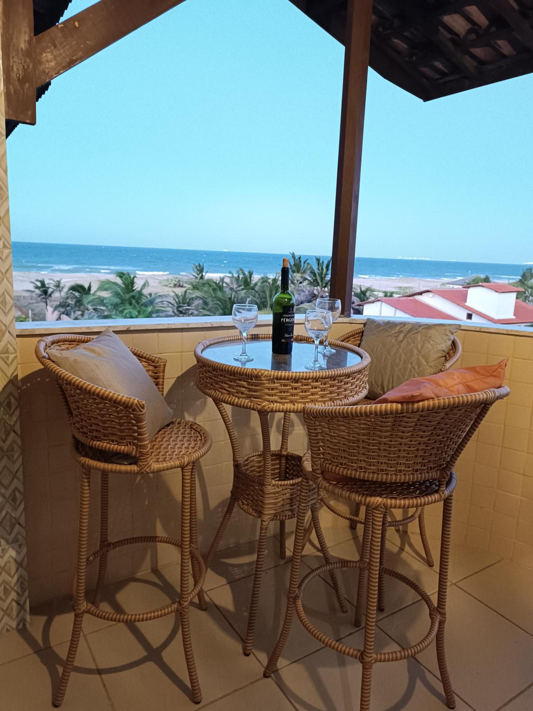 Flat Malua - Apartamento Pé Na Areia Com Vista Mar Taíba-CE