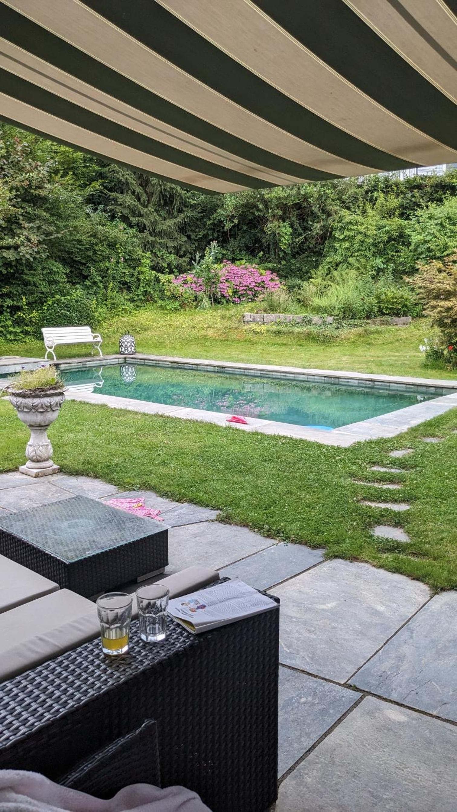 Lovely 60ies Villa on the lake, pool and Sauna