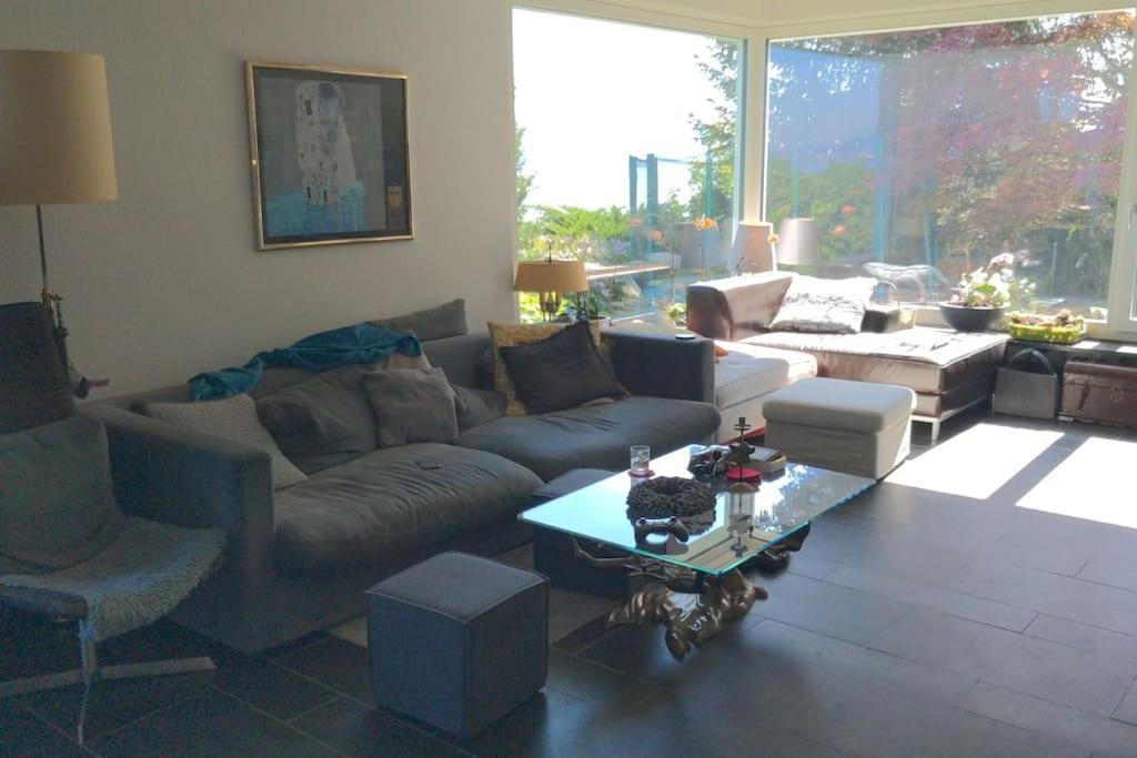Lovely 60ies Villa on the lake, pool and Sauna