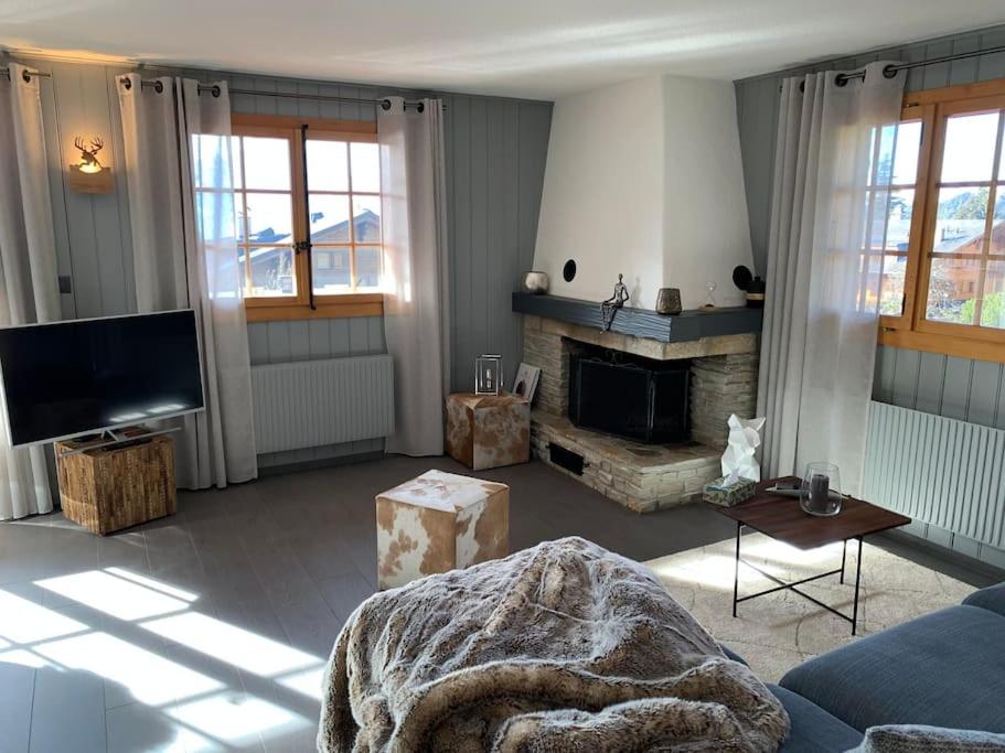 Magnifique chalet appartement à Villars, vue sur les alpes