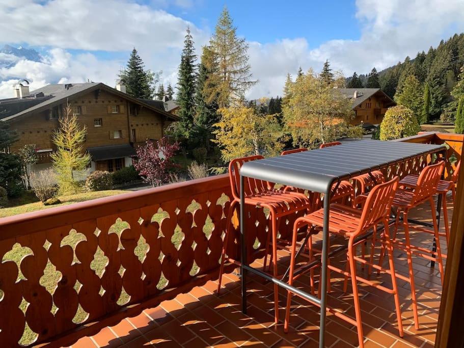 Magnifique chalet appartement à Villars, vue sur les alpes