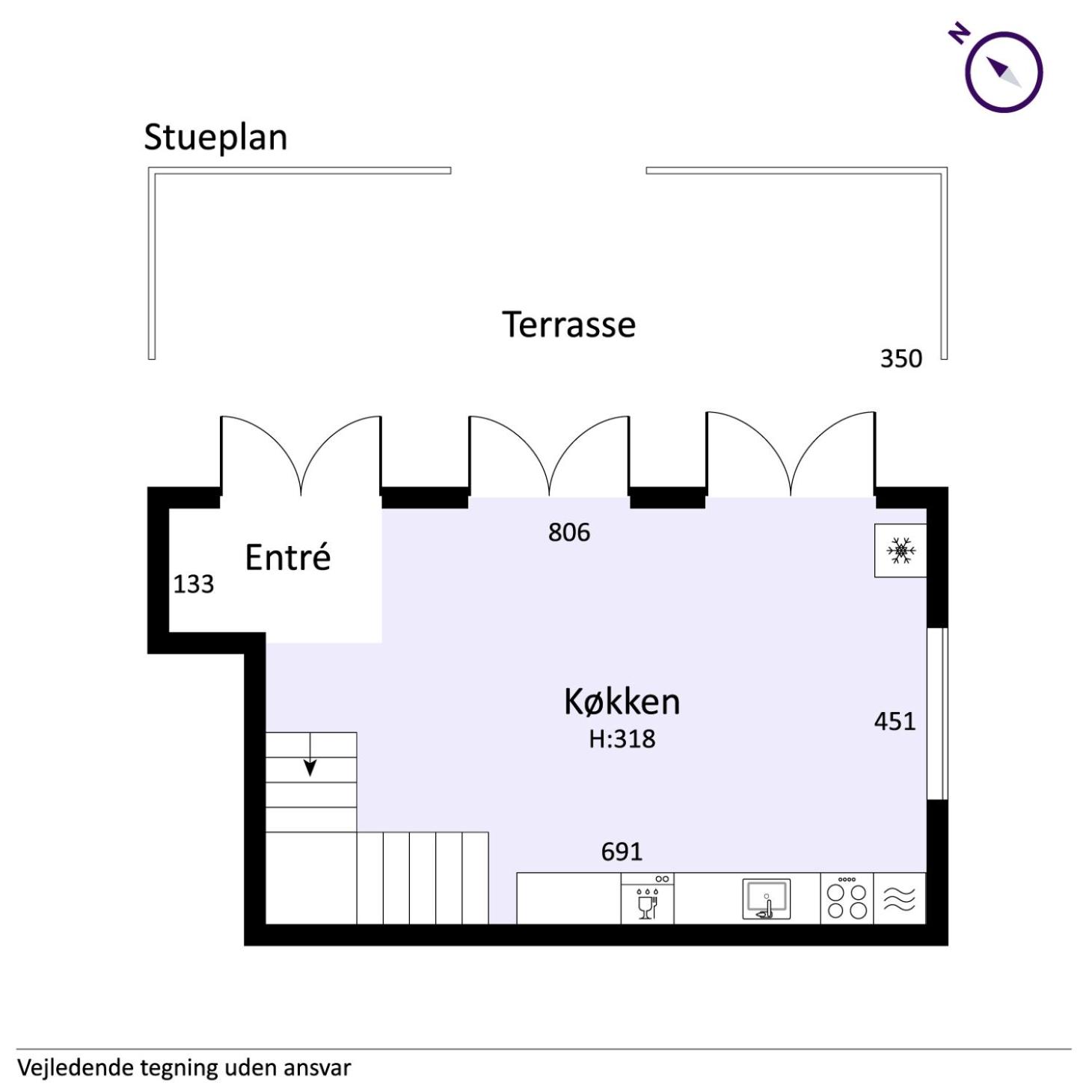 Nyrenoveret 3BR nær Aarhus m Gratis Parkering