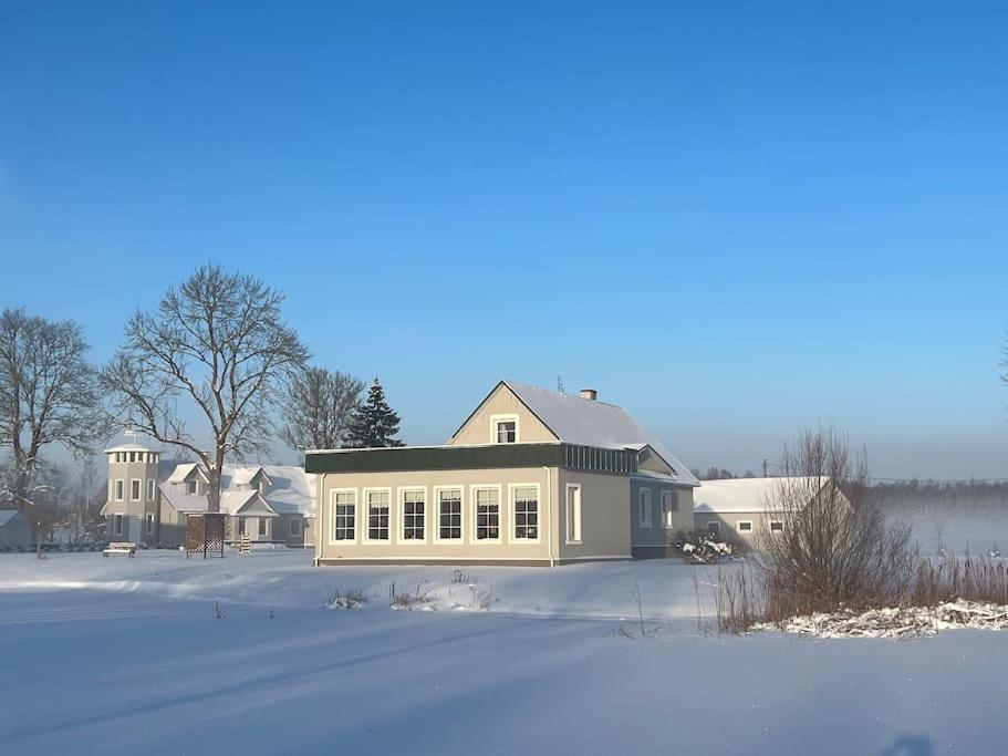 Luxury Waterfront Retreat with Panorama Room & Sauna at Sinso Talu