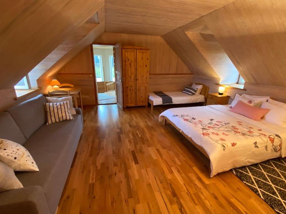 Luxury Waterfront Retreat with Panorama Room & Sauna at Sinso Talu