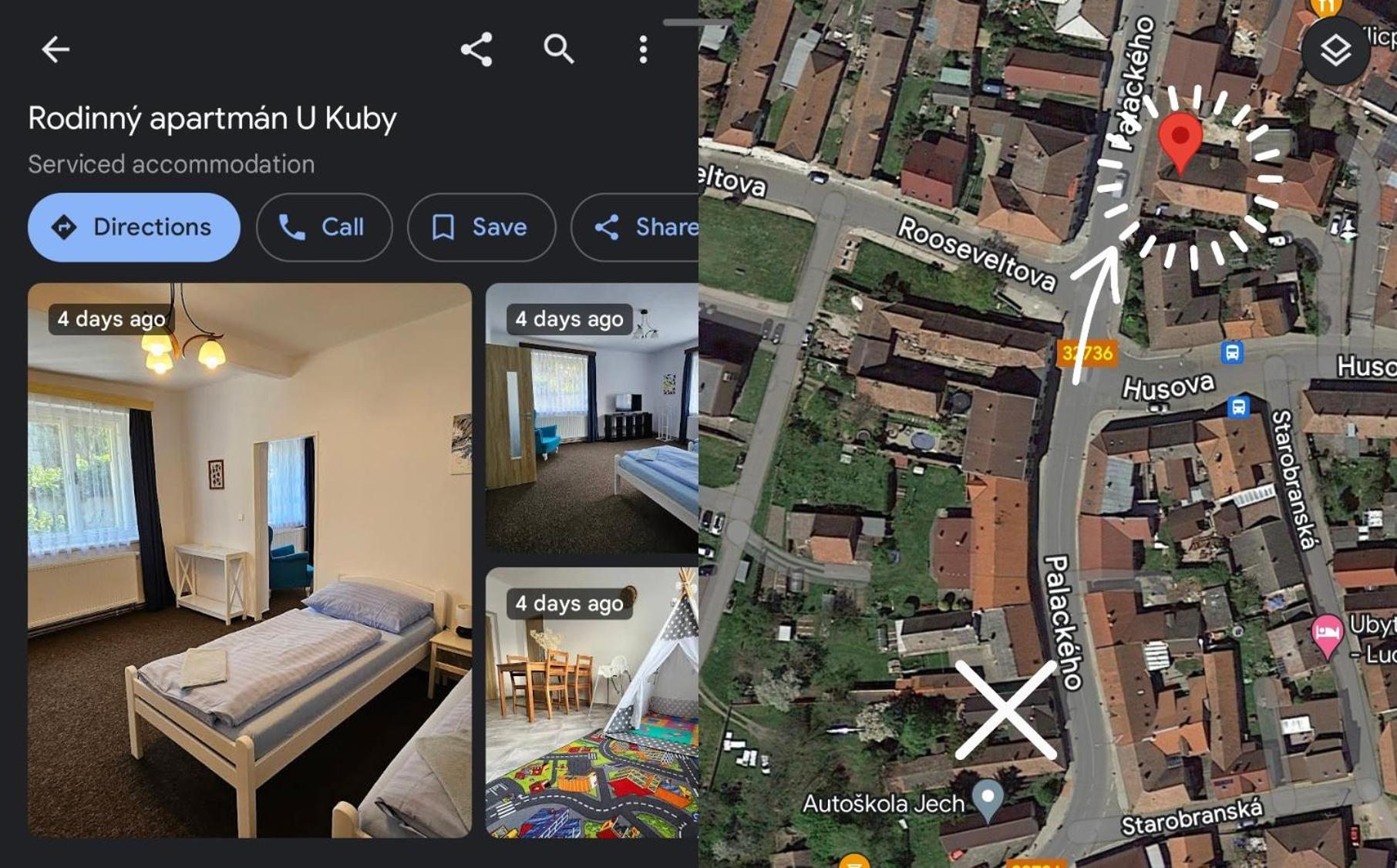 Rodinný apartmán U Kuby