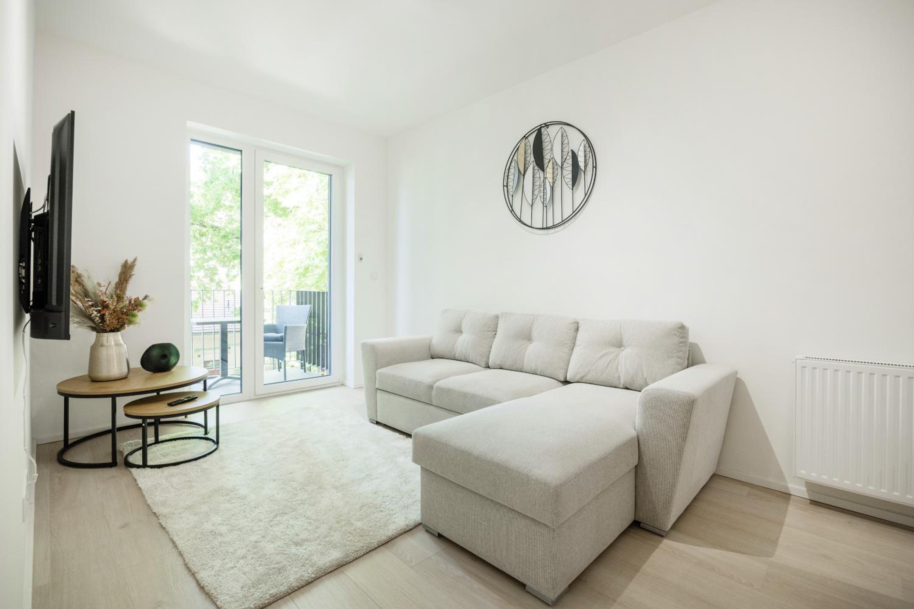 Modern Apartment with Balcony and Parking view 4