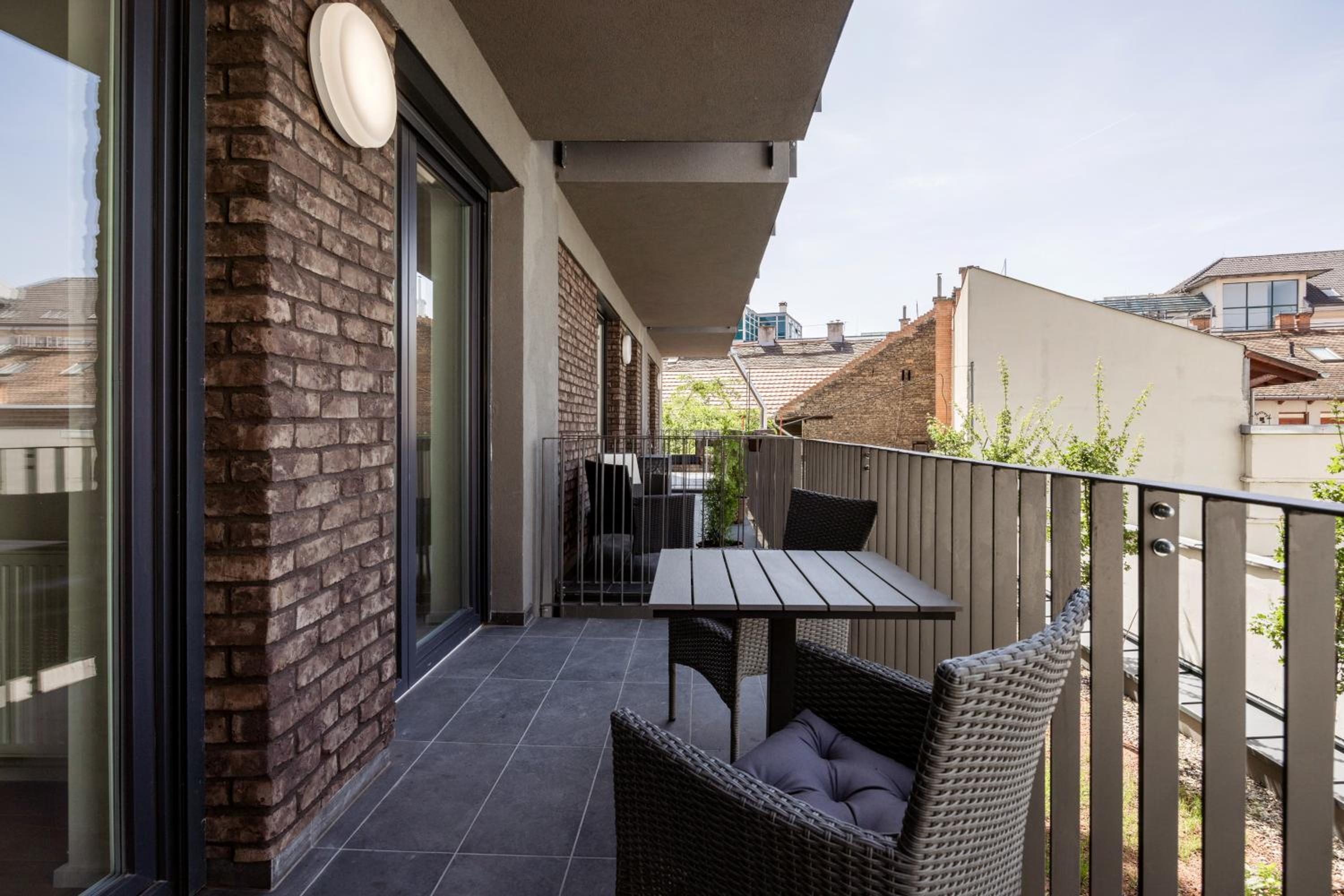 Sleek Apartment with Balcony and Parking view 4