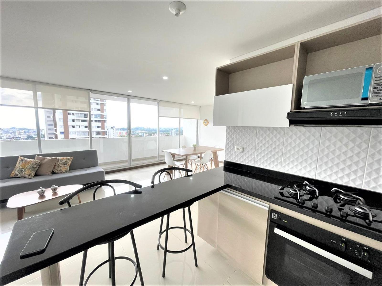CH1204-Apartamento con linda vista en sector fundadores