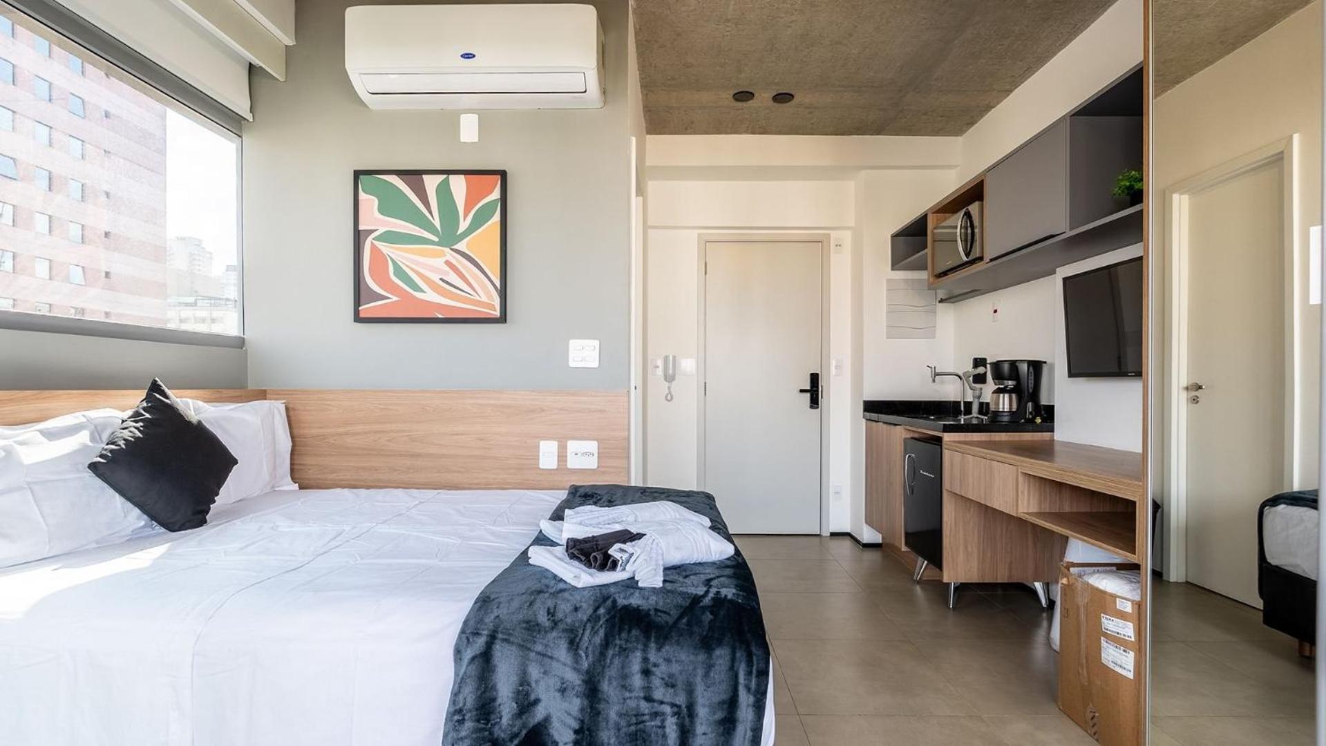 Experiência by Dabra House: Studios com Vista Panorâmica, Jardim Paulista!