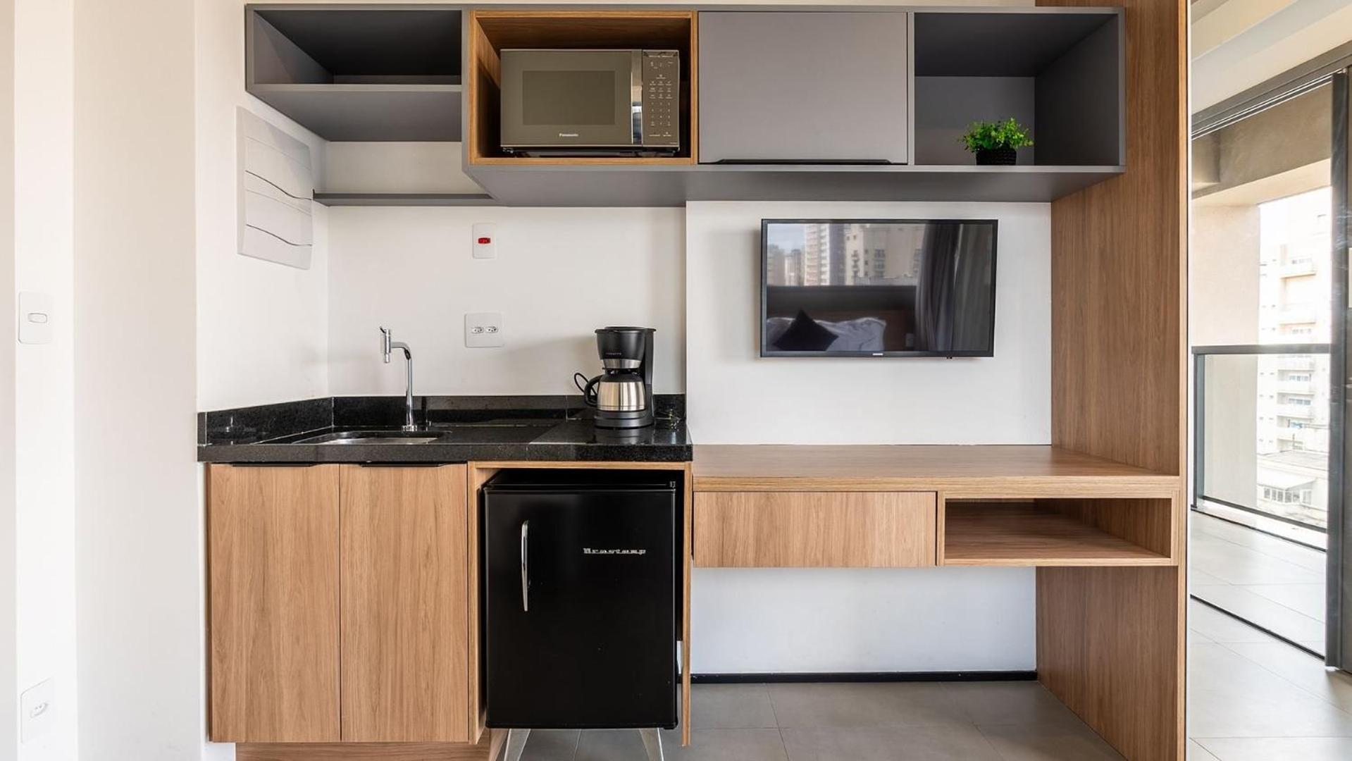 Experiência by Dabra House: Studios com Vista Panorâmica, Jardim Paulista!