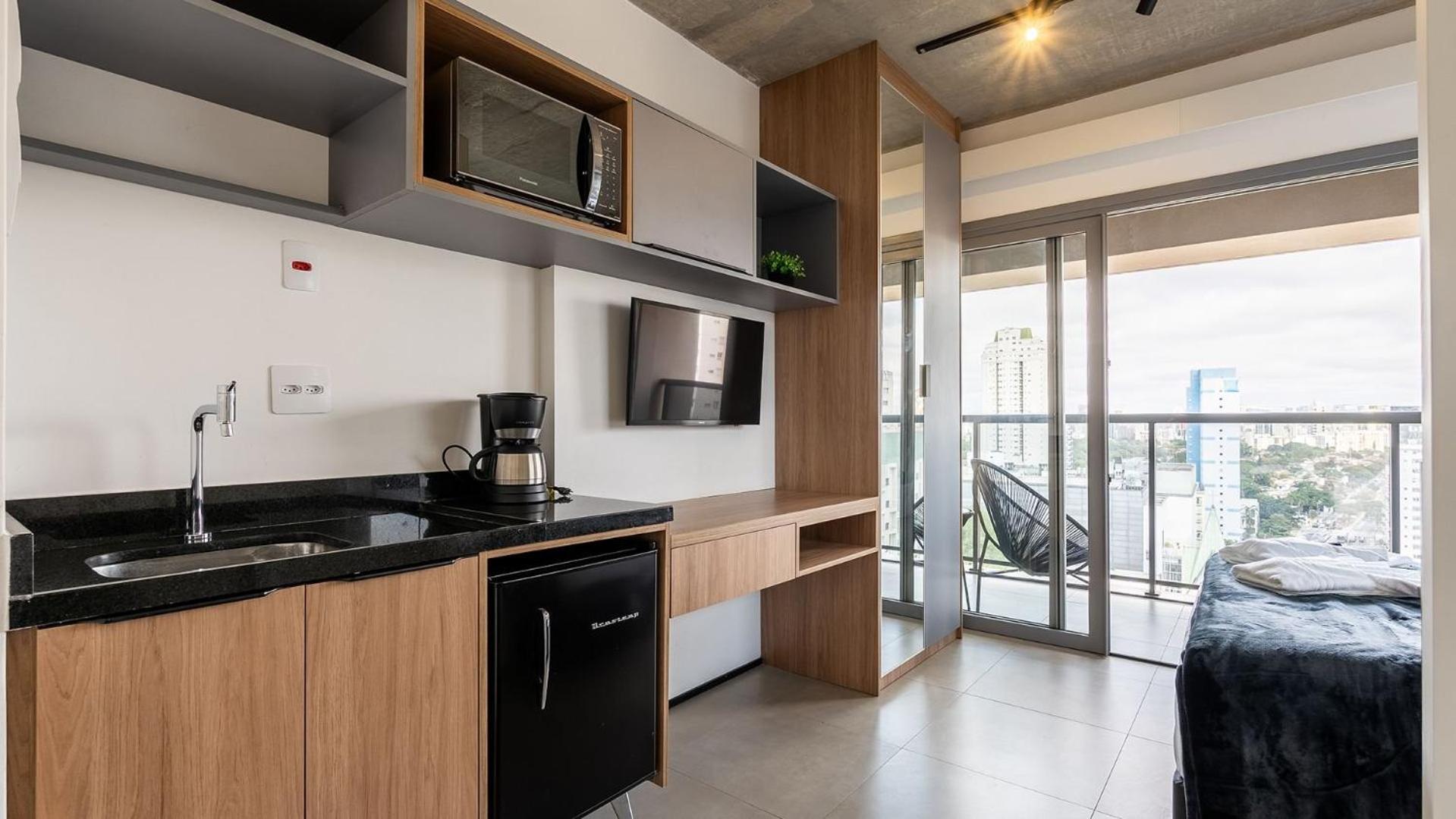 Experiência by Dabra House: Studios com Vista Panorâmica, Jardim Paulista!