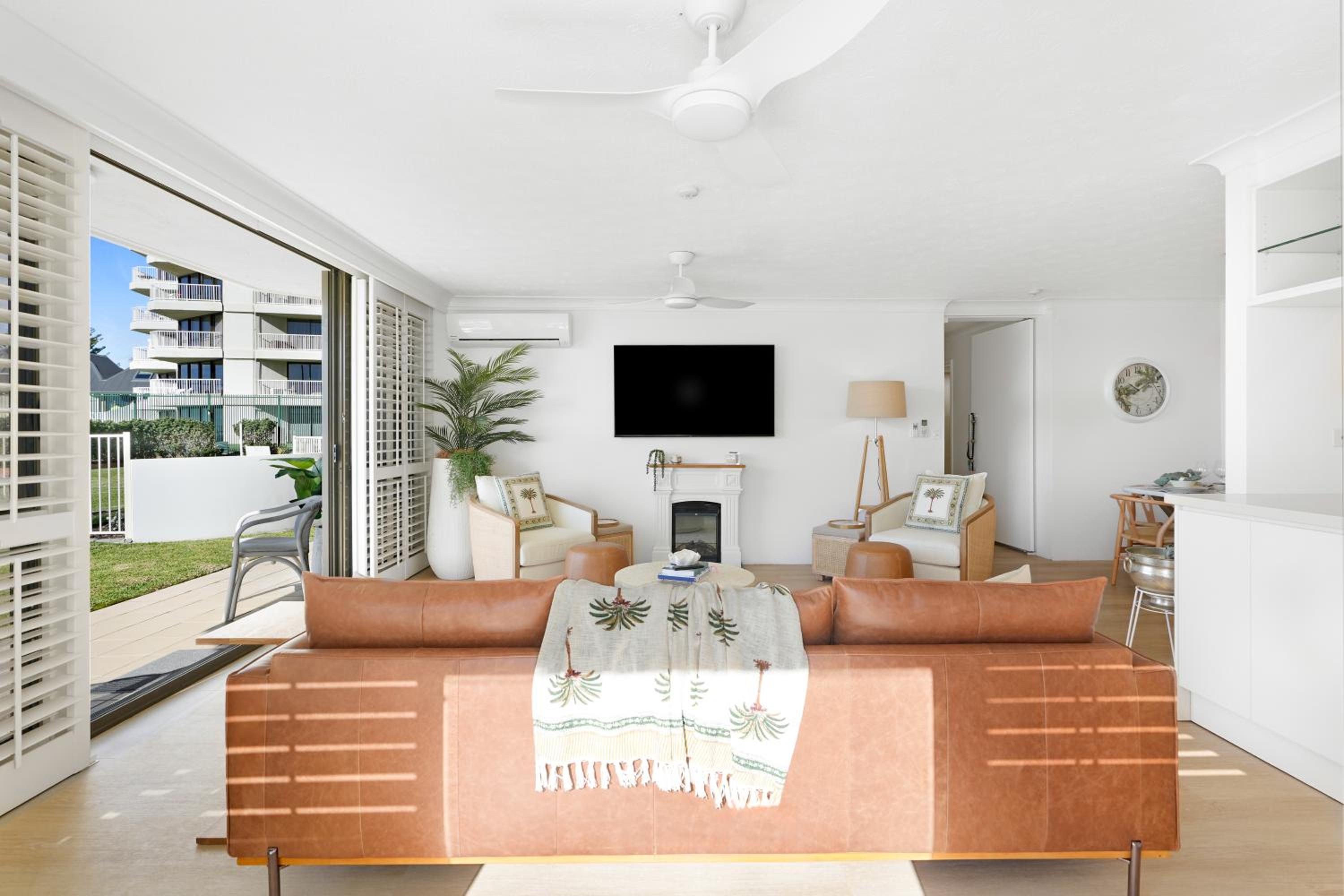 Beach Front Oasis with Private Courtyard