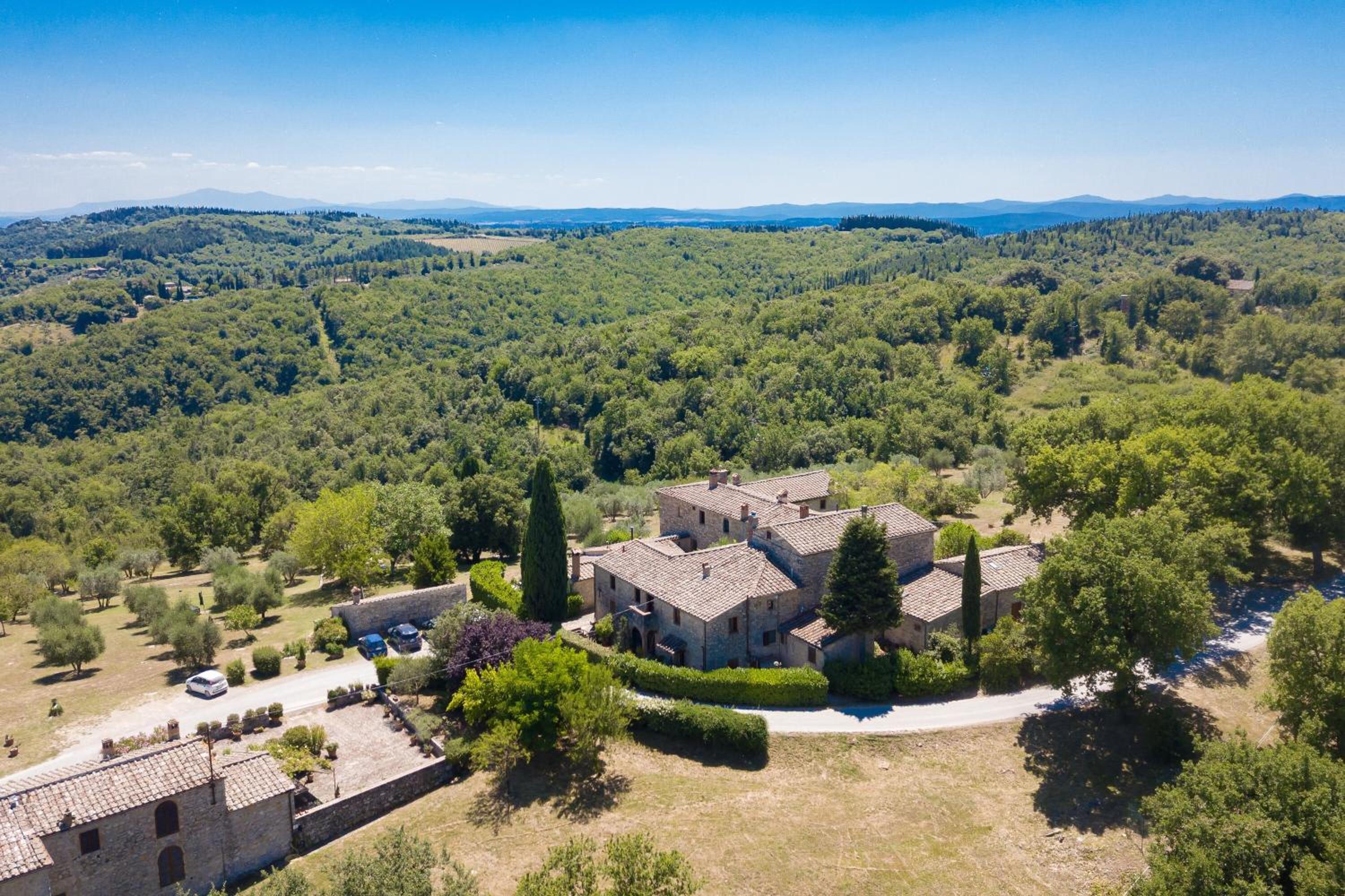 Fiore Di Mandorlo,Panoramic Chianti Hills - Happy Rentals