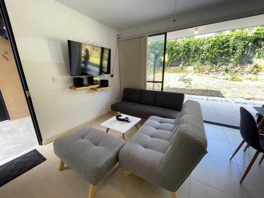 G105-Hermoso apartamento en condominio campestre