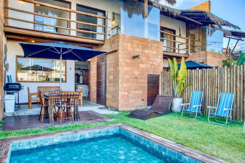 Casa piscina privativa e vista-mar - Milagres