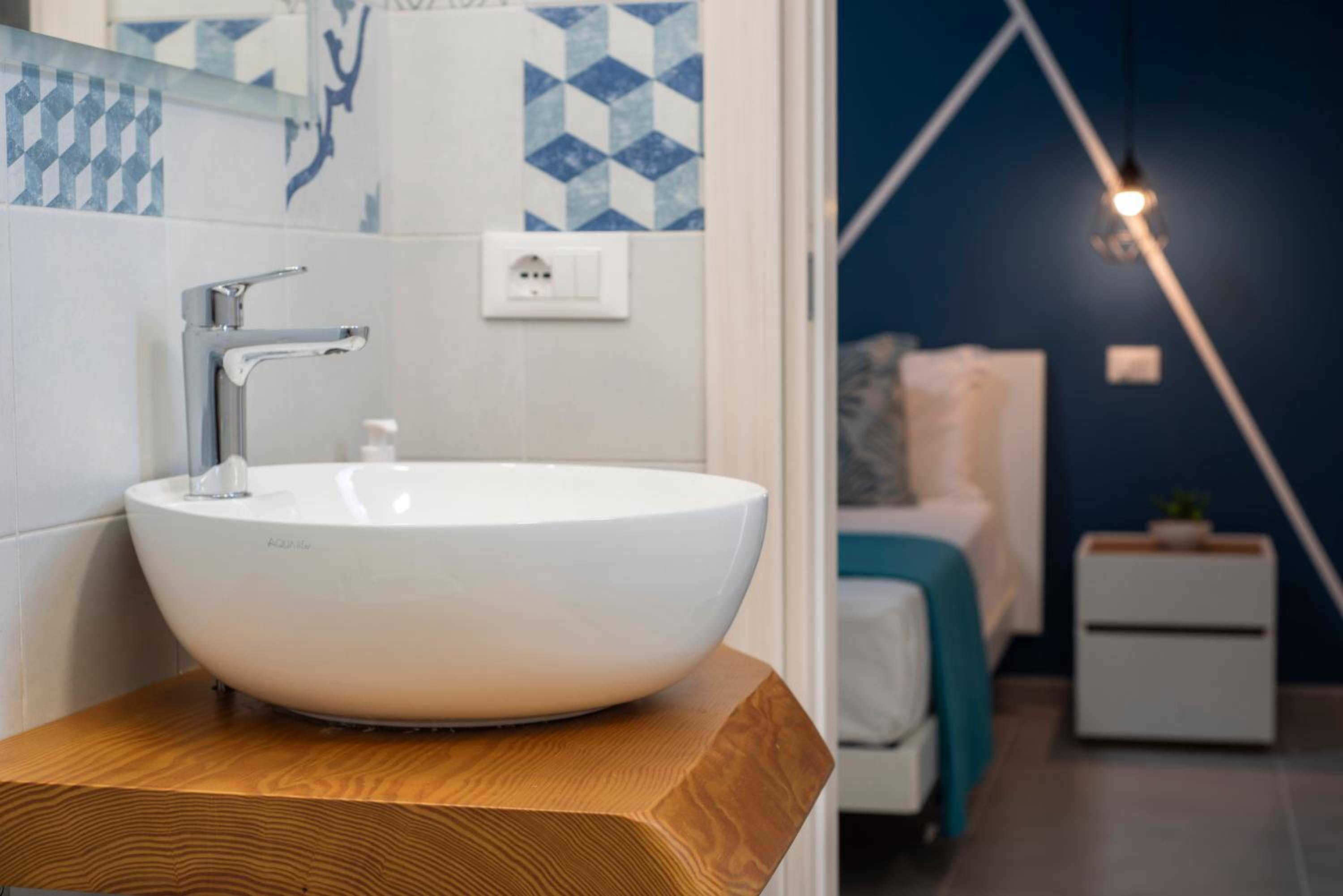 Bed and Breakfast Da Francesca en Castelluzzo — bathroom