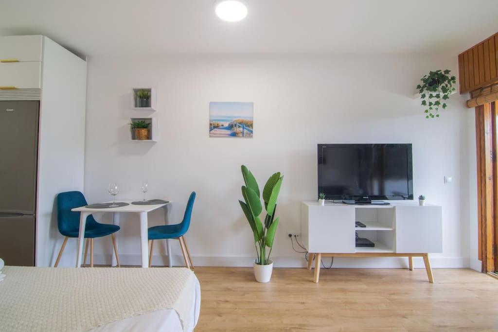 Amplio estudio con terraza, parking y reformado