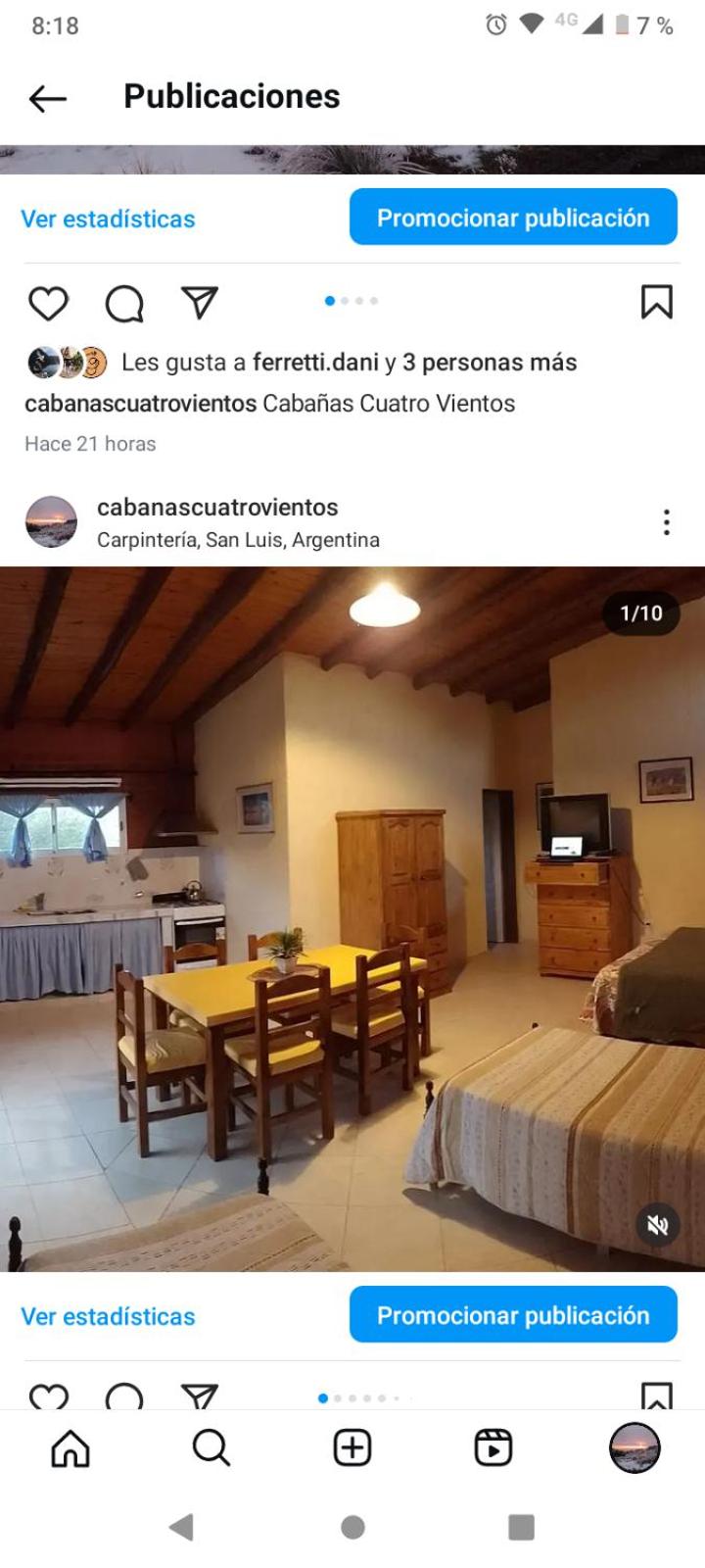 Cabañas Cuatro Vientos