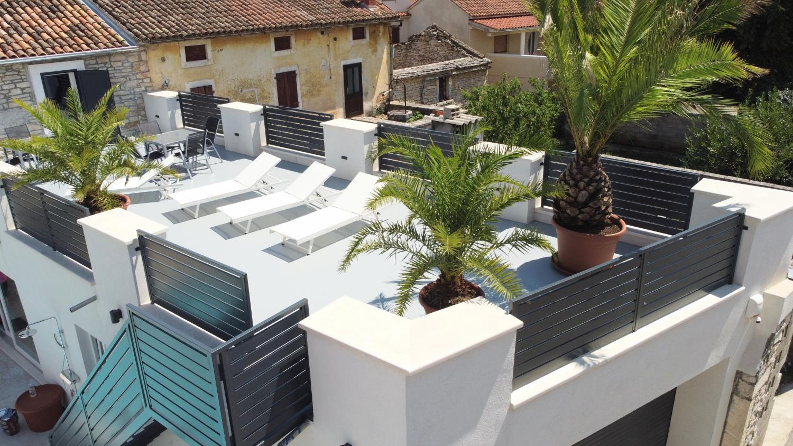 Villa Galant with pool & sauna view 2