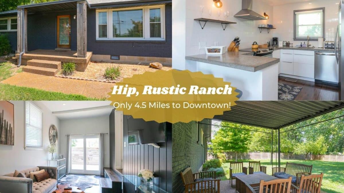 Hip Rustic Ranch Style Home in East Nashville