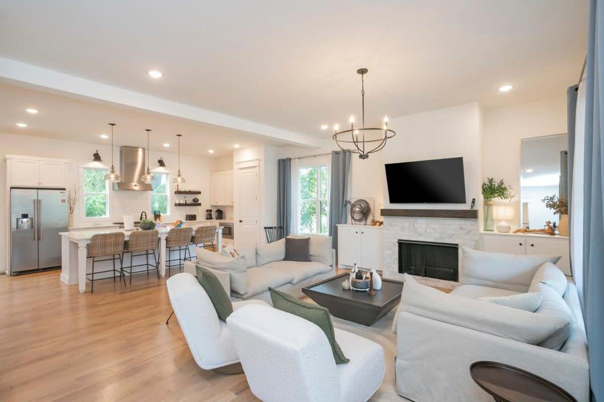 Custom Home Office Suite Game Room & Fire pit view 5
