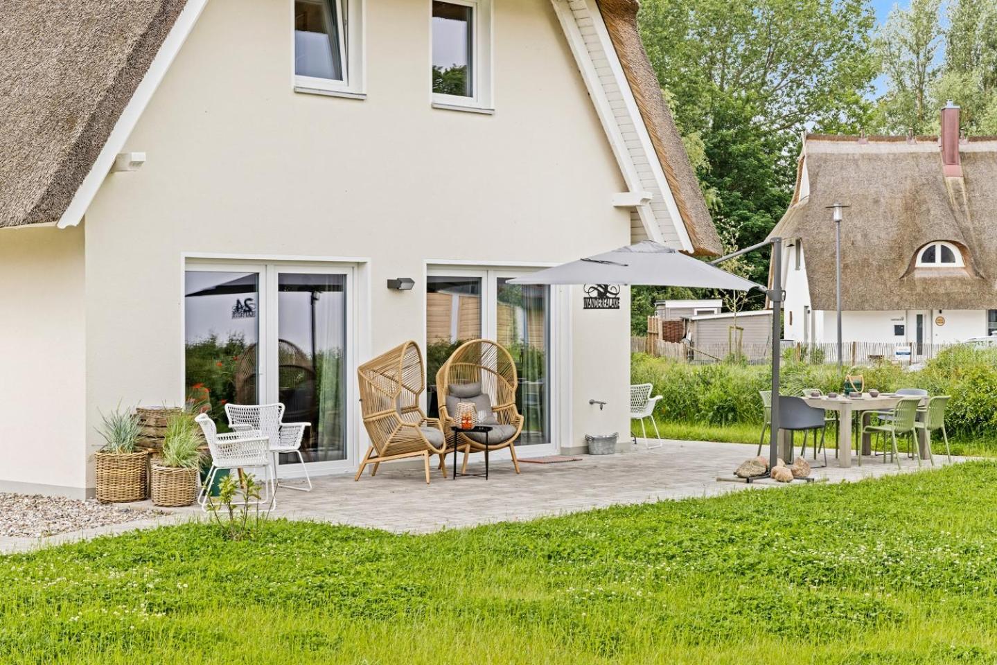 Wanderfalke - Ferienhaus mit Kamin und Sauna für 8 Personen