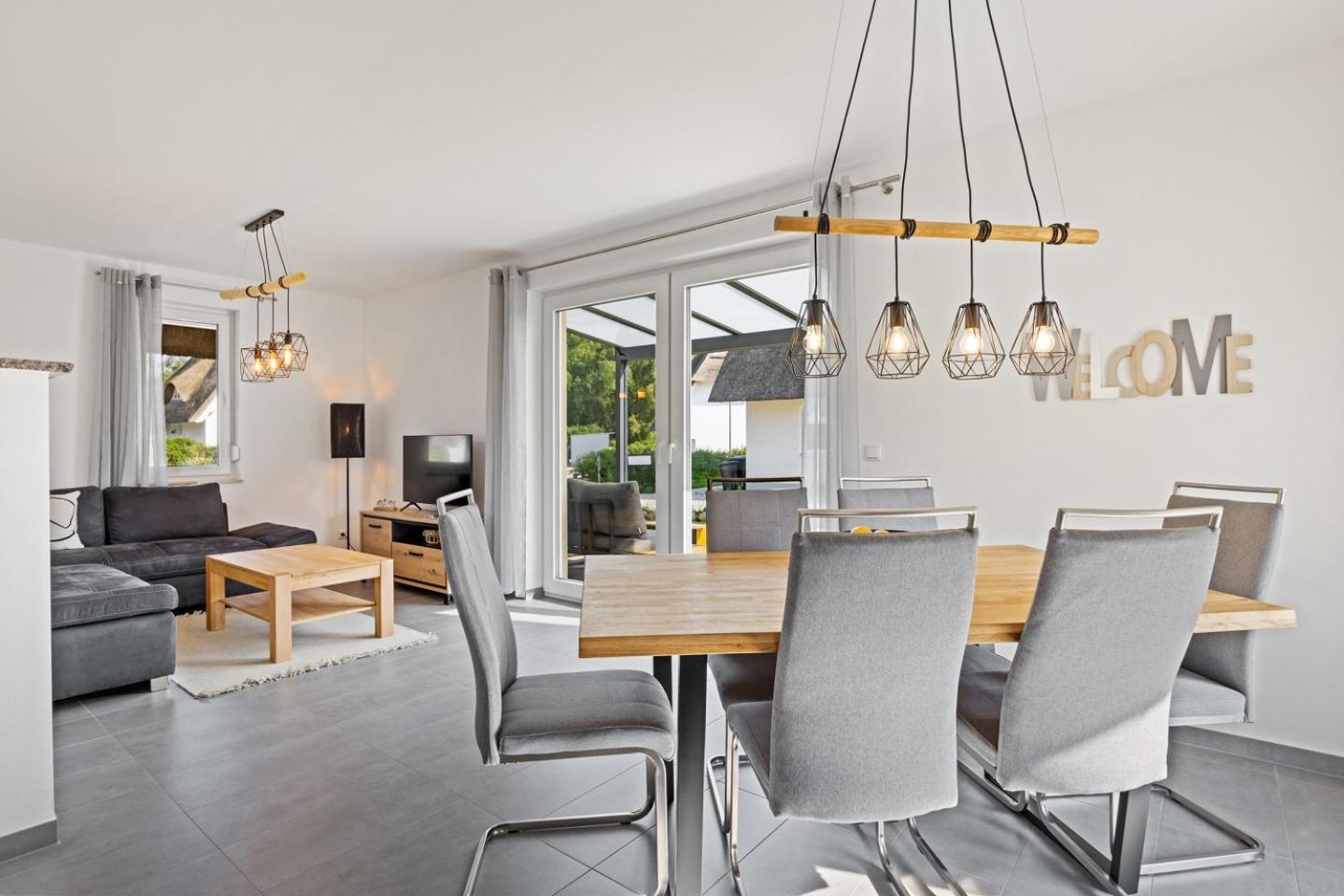 Haffbrise - Ferienhaus mit Kamin und Sauna für 6 Personen