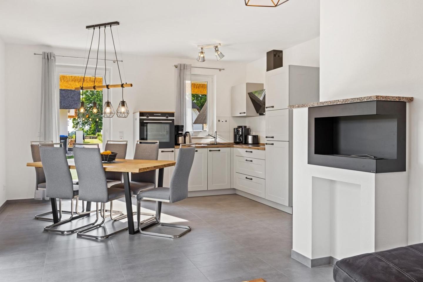 Haffbrise - Ferienhaus mit Kamin und Sauna für 6 Personen