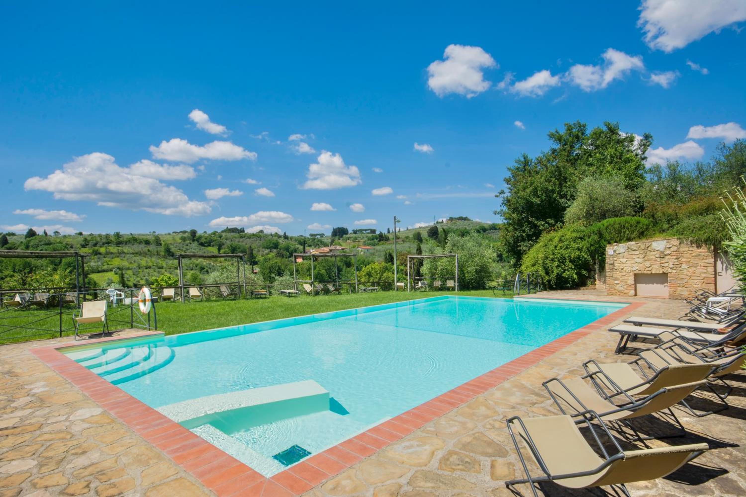 Apartments with 3 beds, air conditioning and private outdoor space in a residence with swimming pool not far from Florence view 3