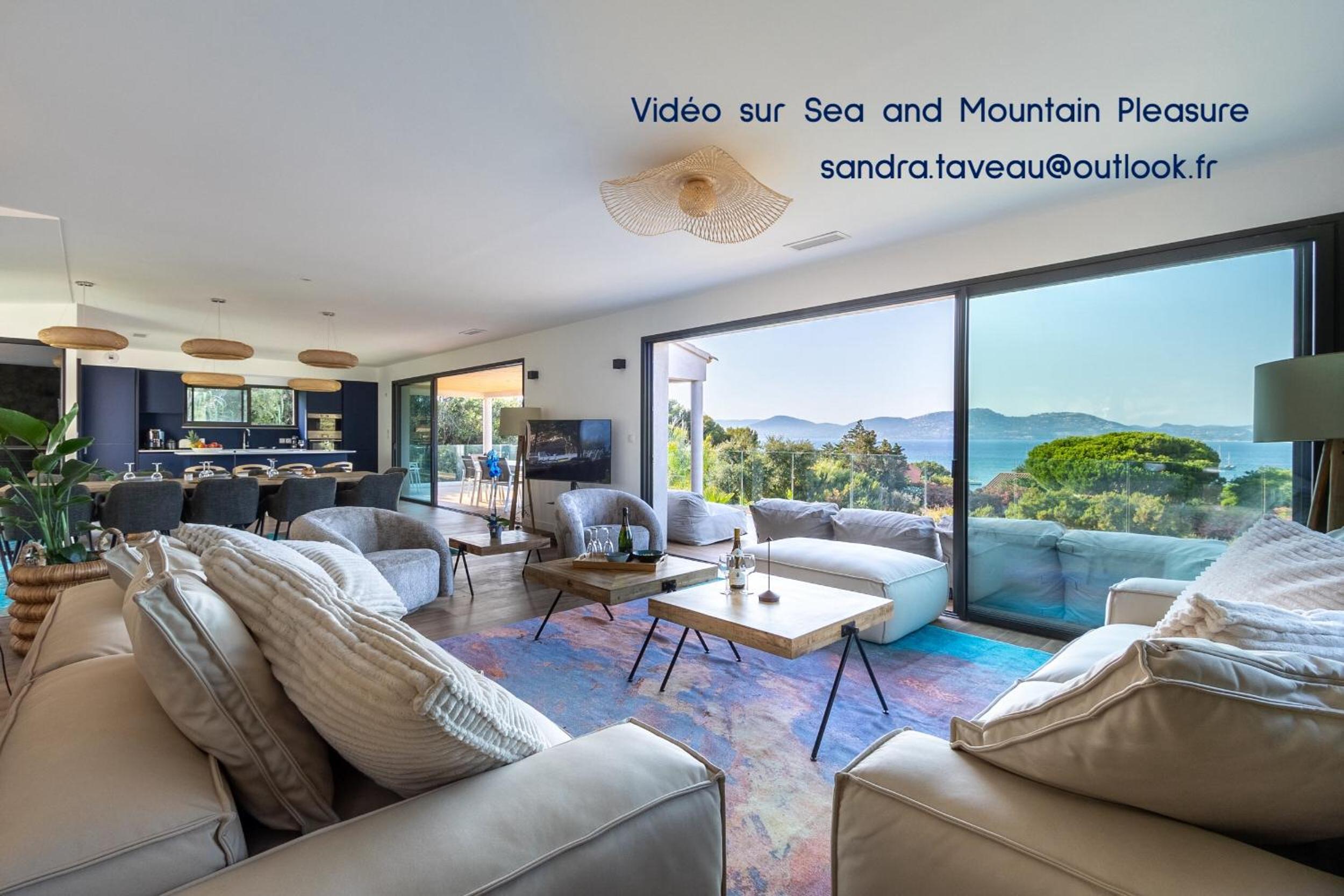 Villa de la Madrague Vue Mer à 200m de la Plage sur La Presqu' île de Giens Sea and Mountain Pleasure