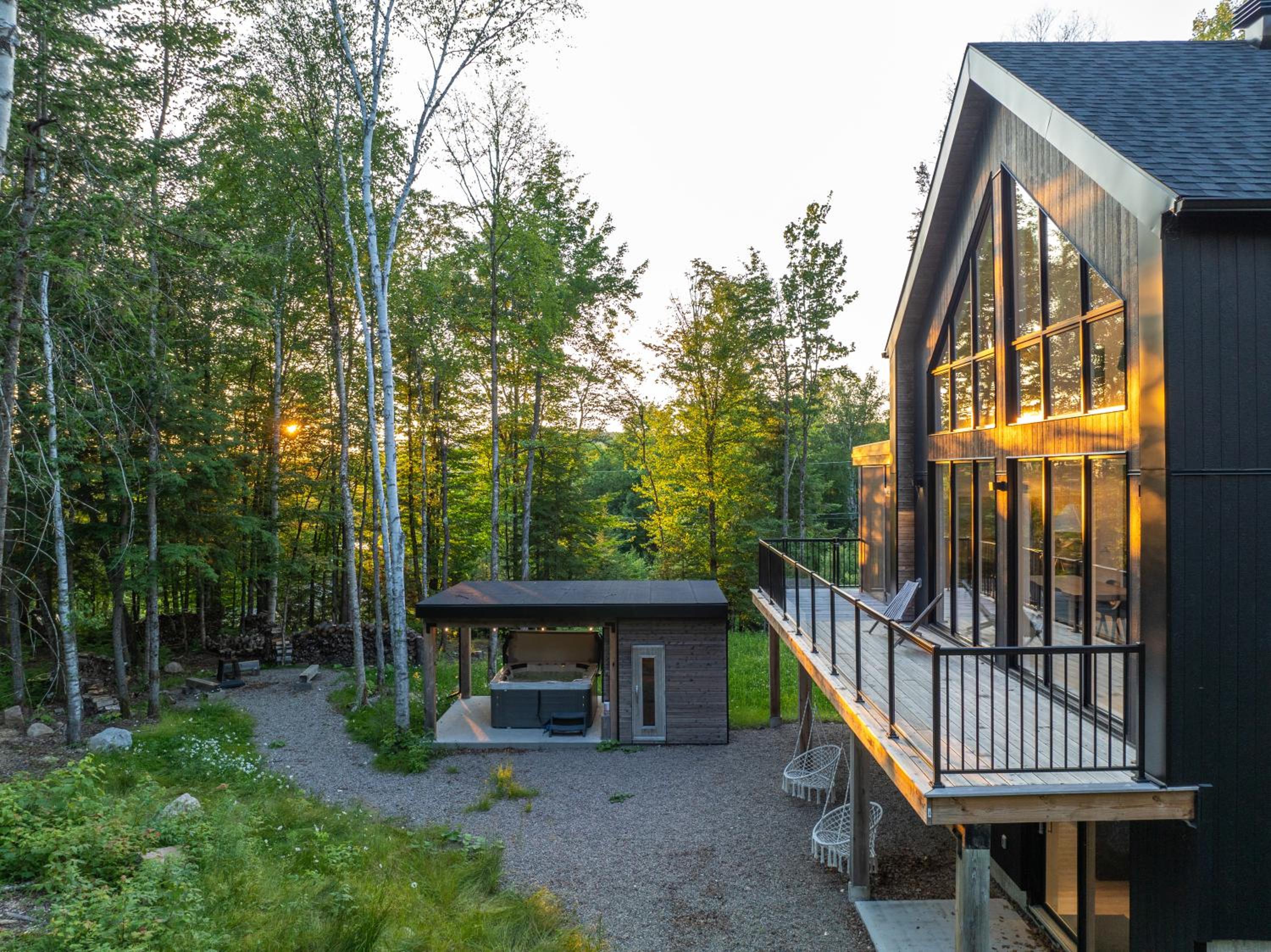 Chalet metsa Tremblant - Spa - Sauna - Forest