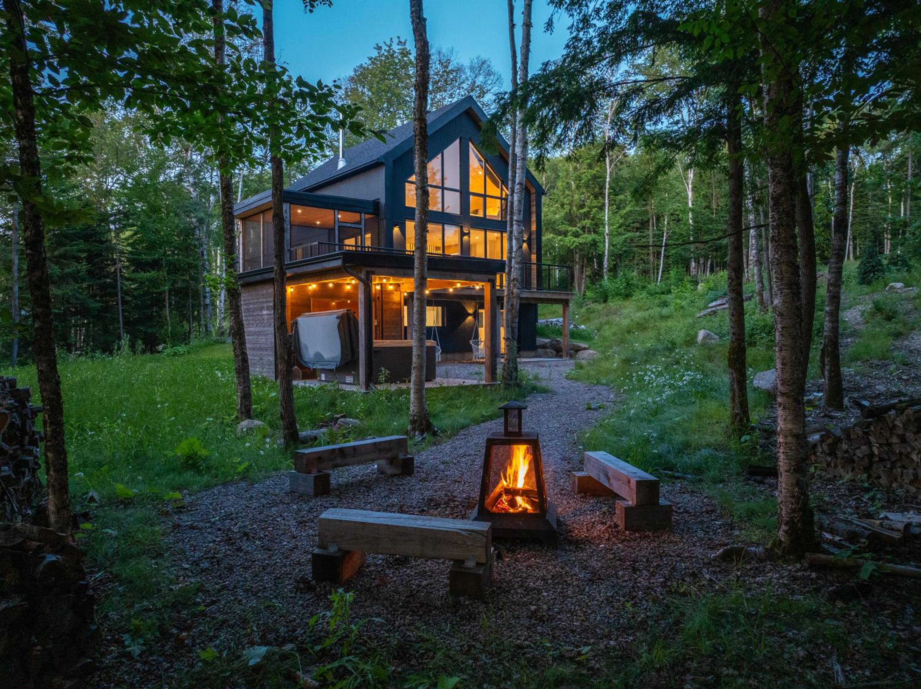 Chalet metsa Tremblant - Spa - Sauna - Forest
