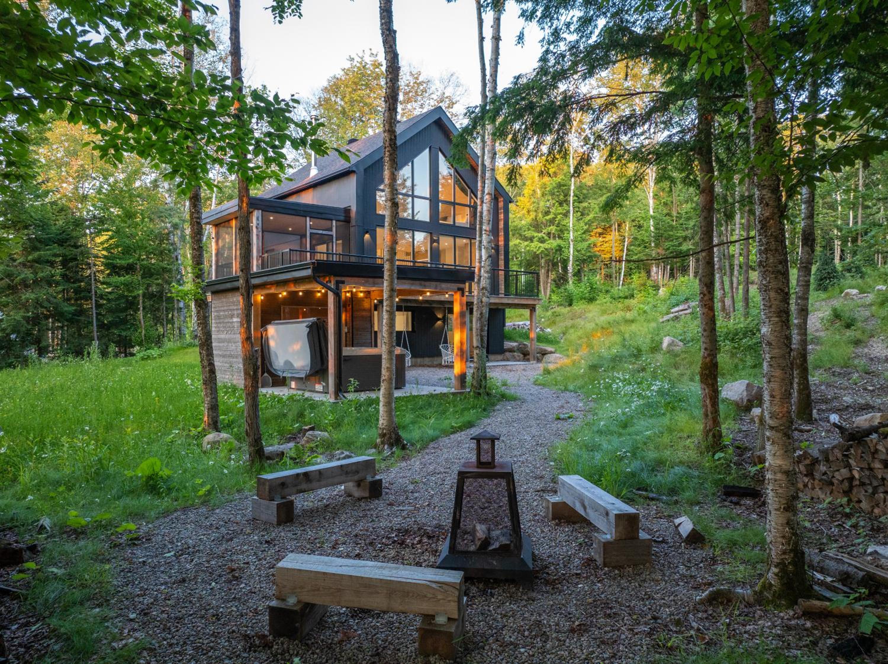 Chalet metsa Tremblant - Spa - Sauna - Forest