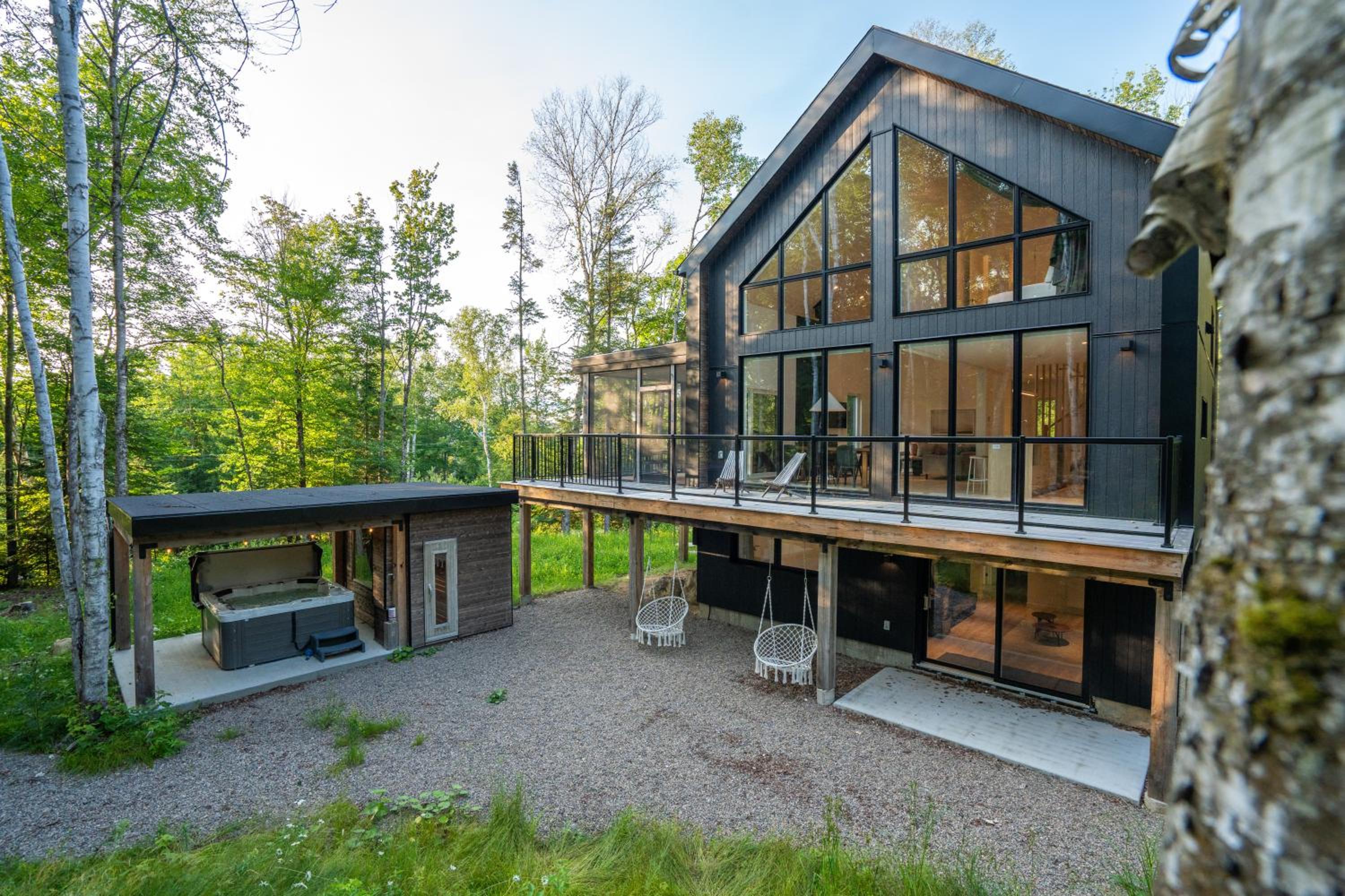 Chalet metsa Tremblant - Spa - Sauna - Forest