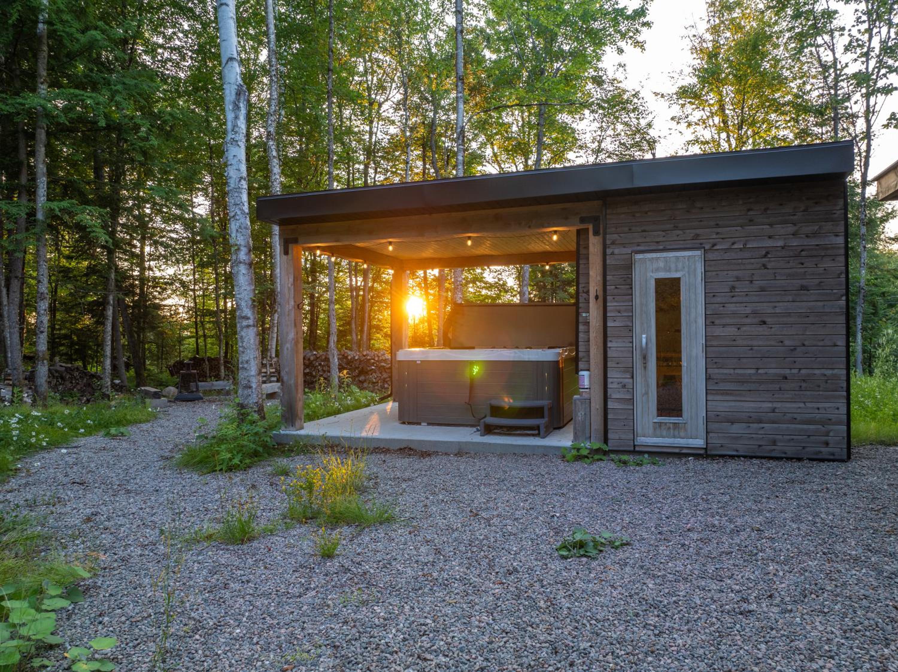 Chalet metsa Tremblant - Spa - Sauna - Forest