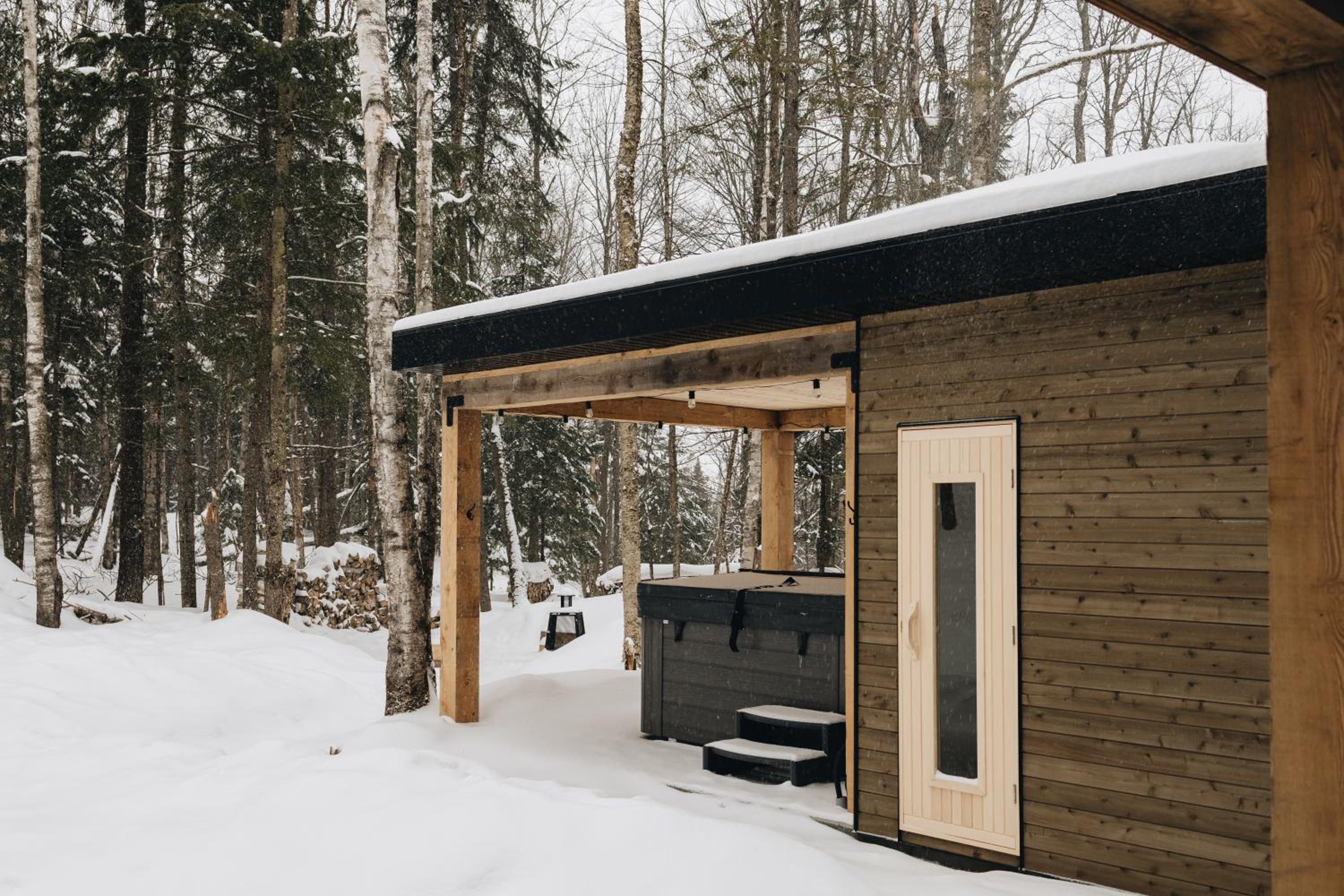 Chalet metsa Tremblant - Spa - Sauna - Forest