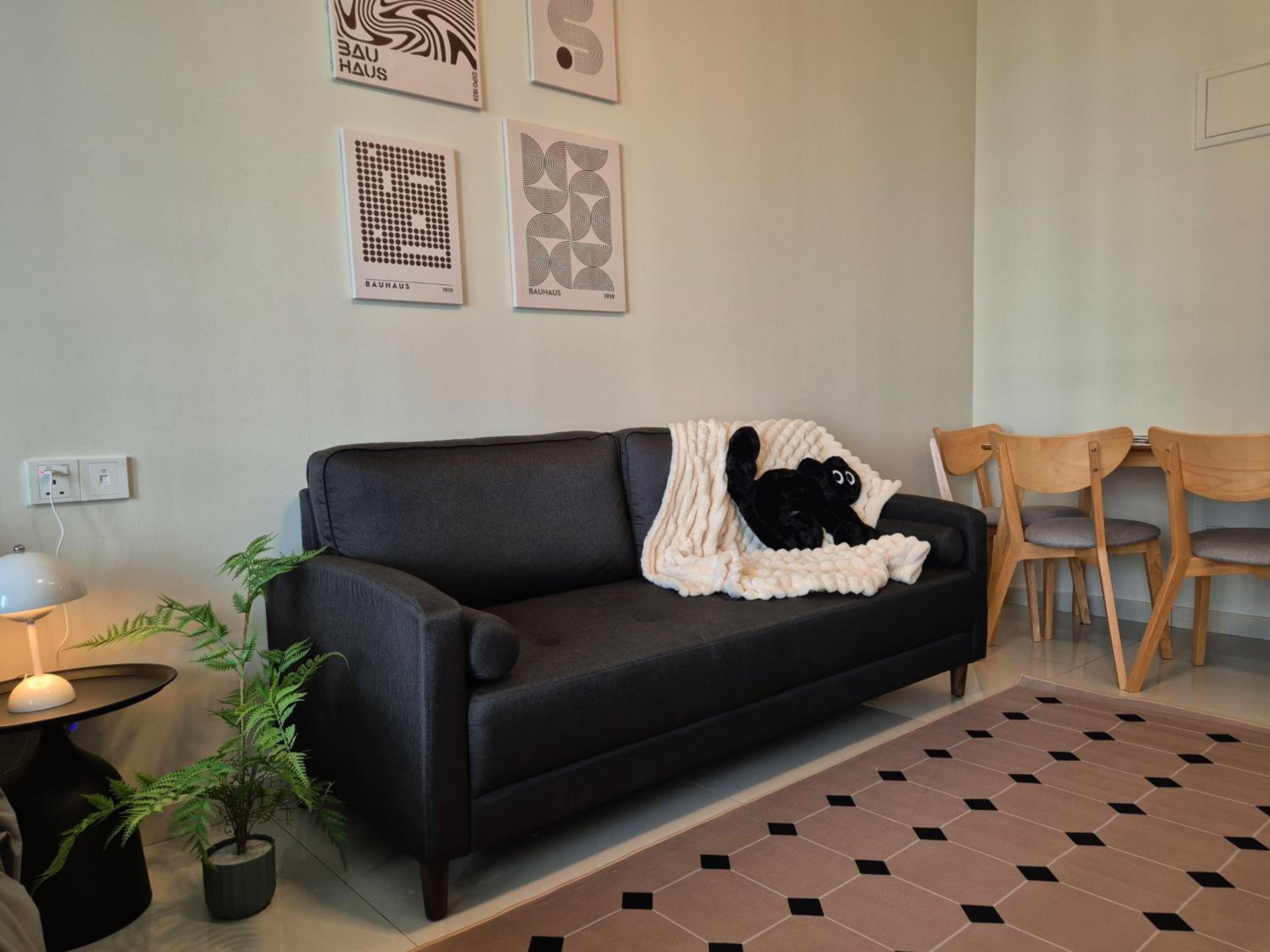 Central Park Cozy Garden View Studio for 3 pax