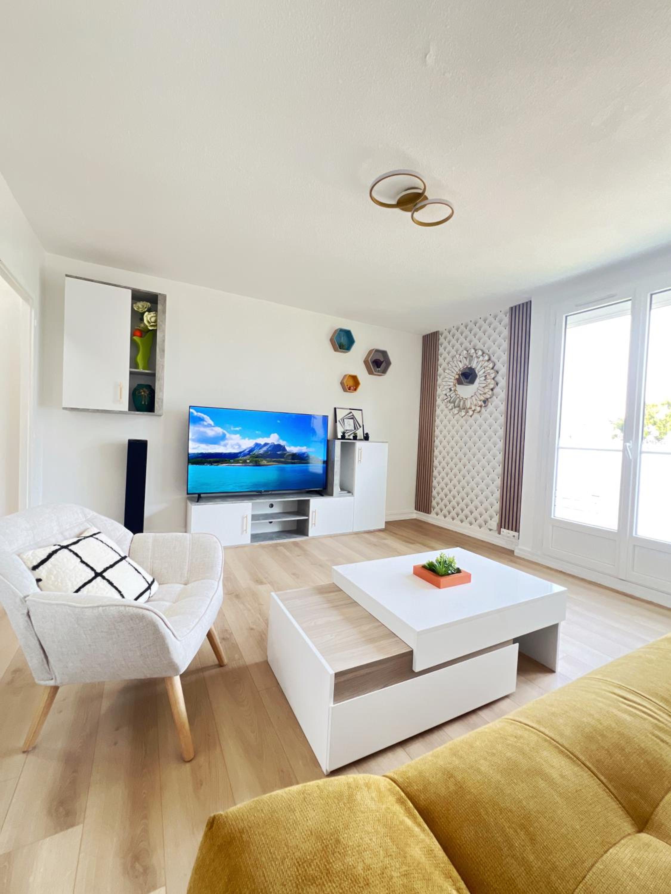 NOZA Appartement 65m2, 2 chambres - RDC, Parking gratuit, Nantes agglo Rezé