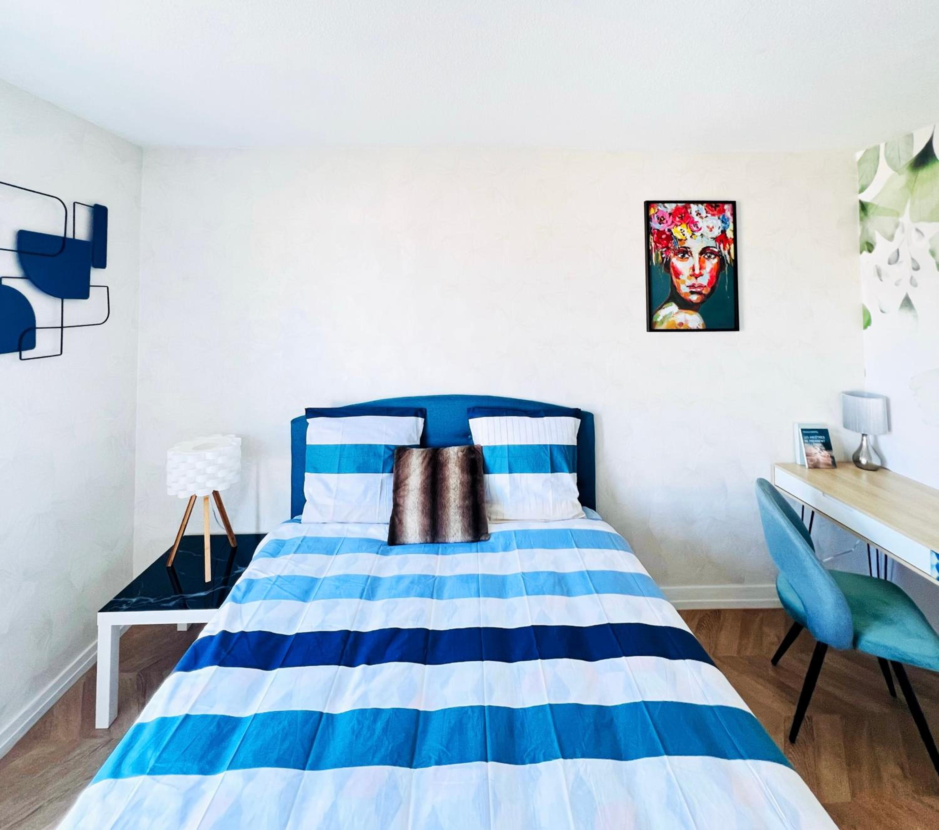 NOZA Appartement 65m2, 2 chambres - RDC, Parking gratuit, Nantes agglo Rezé