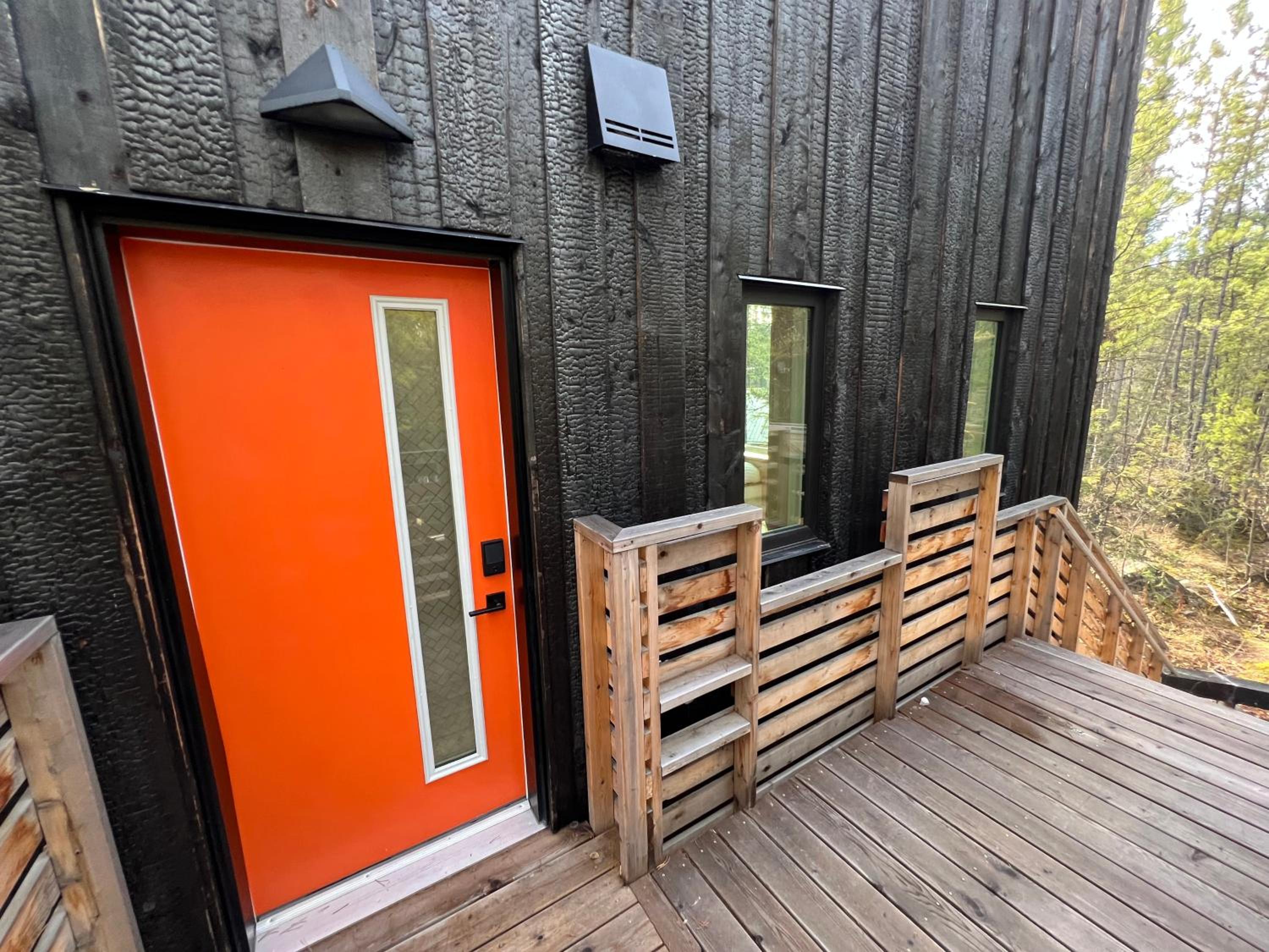 Black Spruce - Orange Door